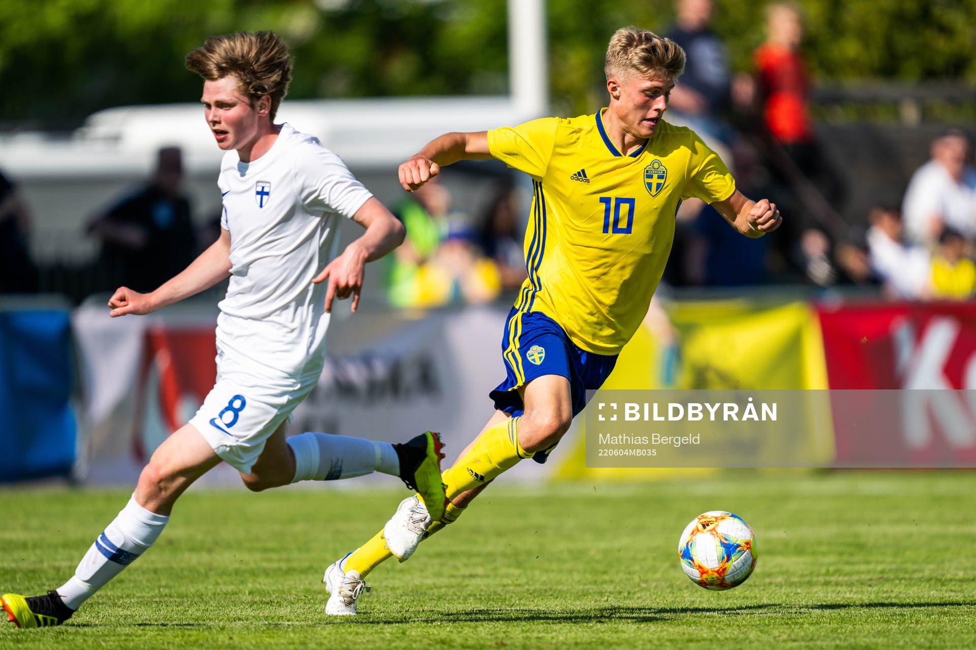 Finlands Niilo Kujasalo och Sveriges Lukas Björklund