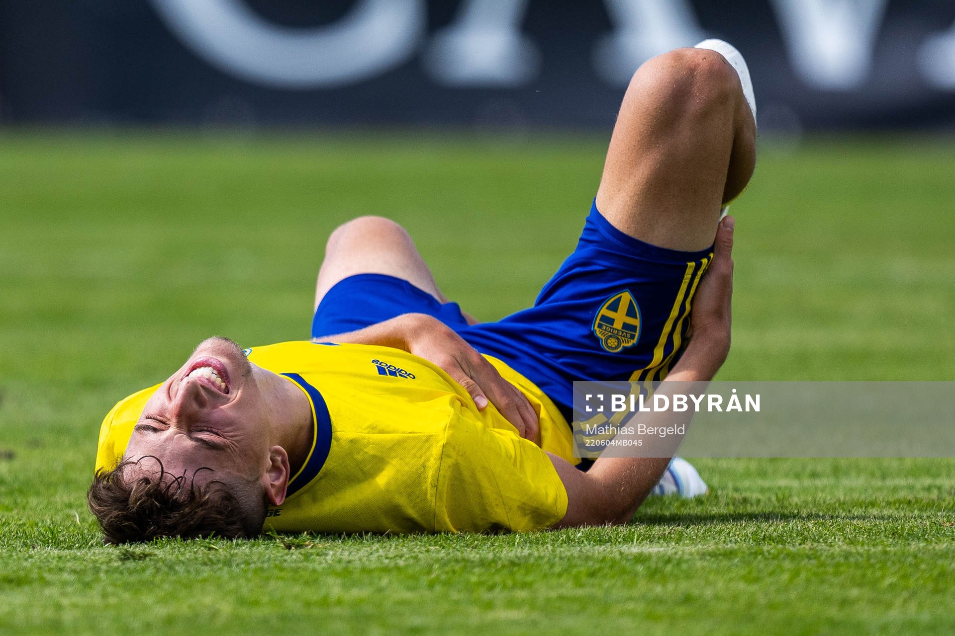 Sveriges Jonas Rohui har ont