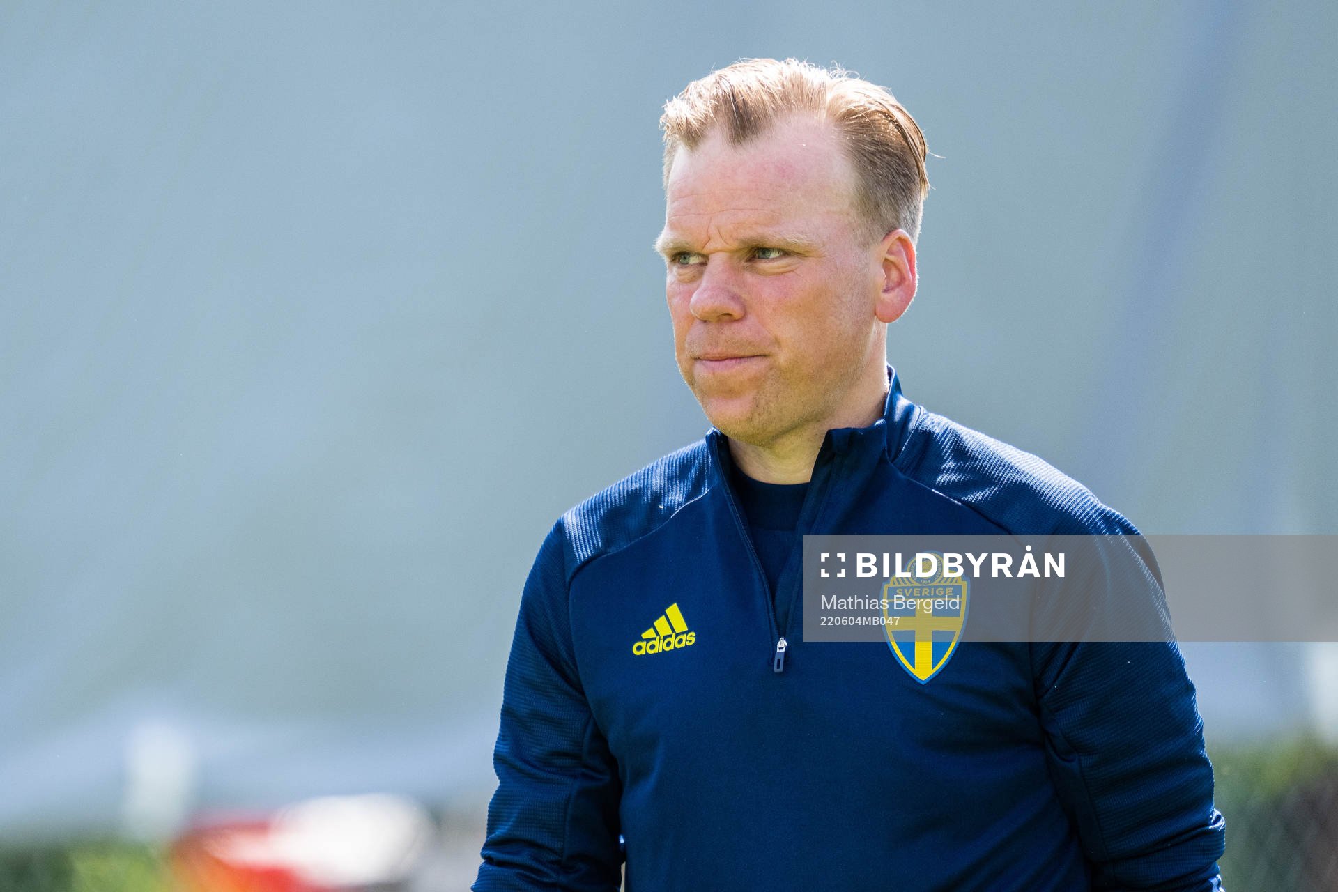 Sveriges förbundskapten Viktor Eriksson