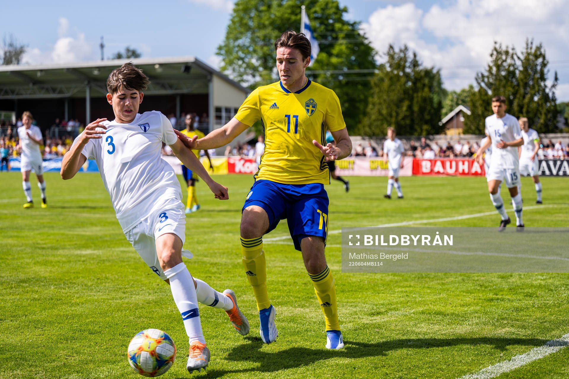 Finlands Tomas Galvez och Sveriges Alexander Larsson