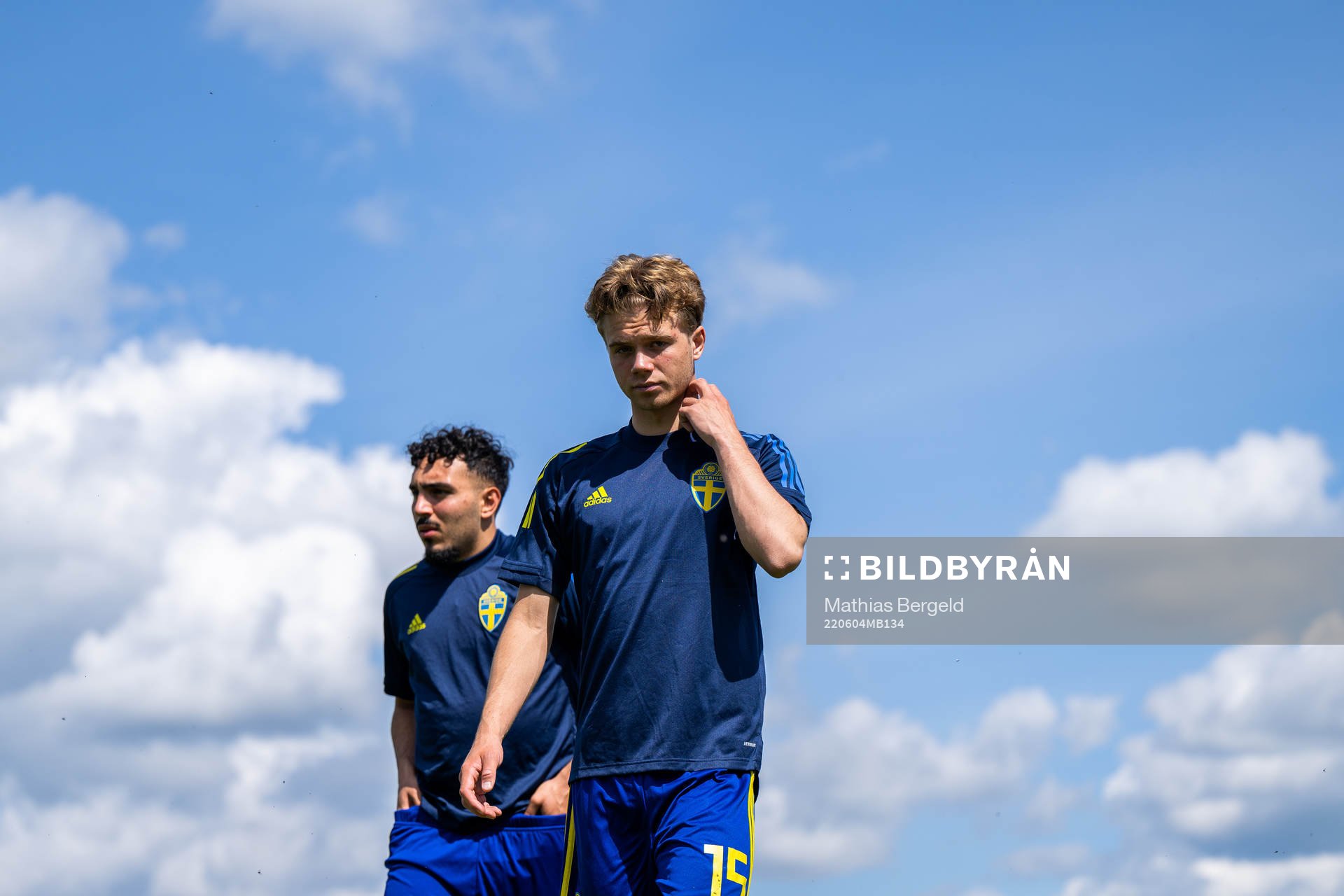 Sveriges Alexandros Garcia och Wilmer Odefalk