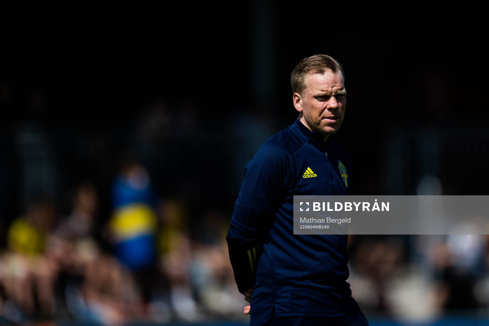Sveriges förbundskapten Viktor Eriksson