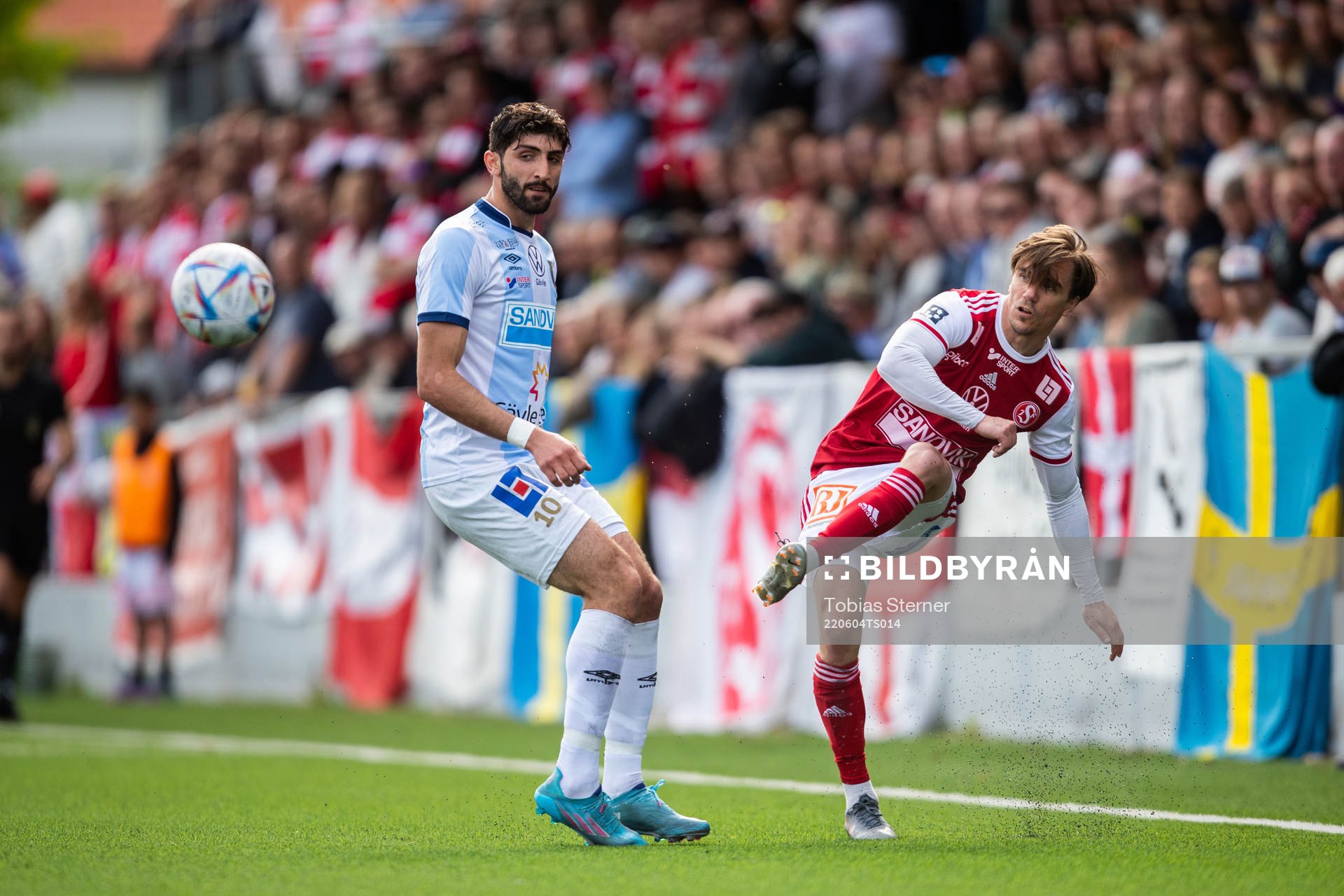 Gefles Cihan Sener och Sandvikens Jimmy Hansson