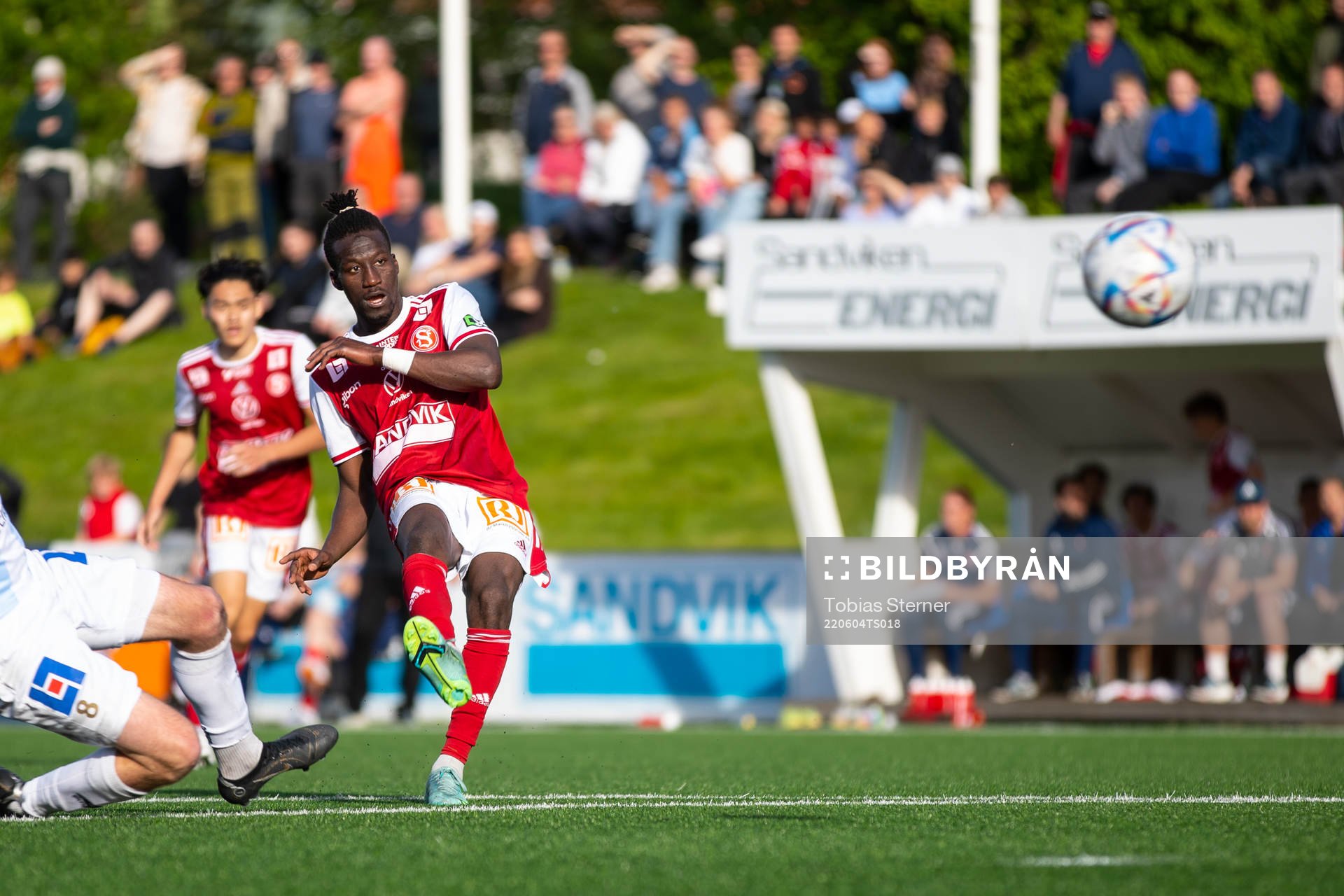 Sandvikens Naeem Mohammed gör 2-2