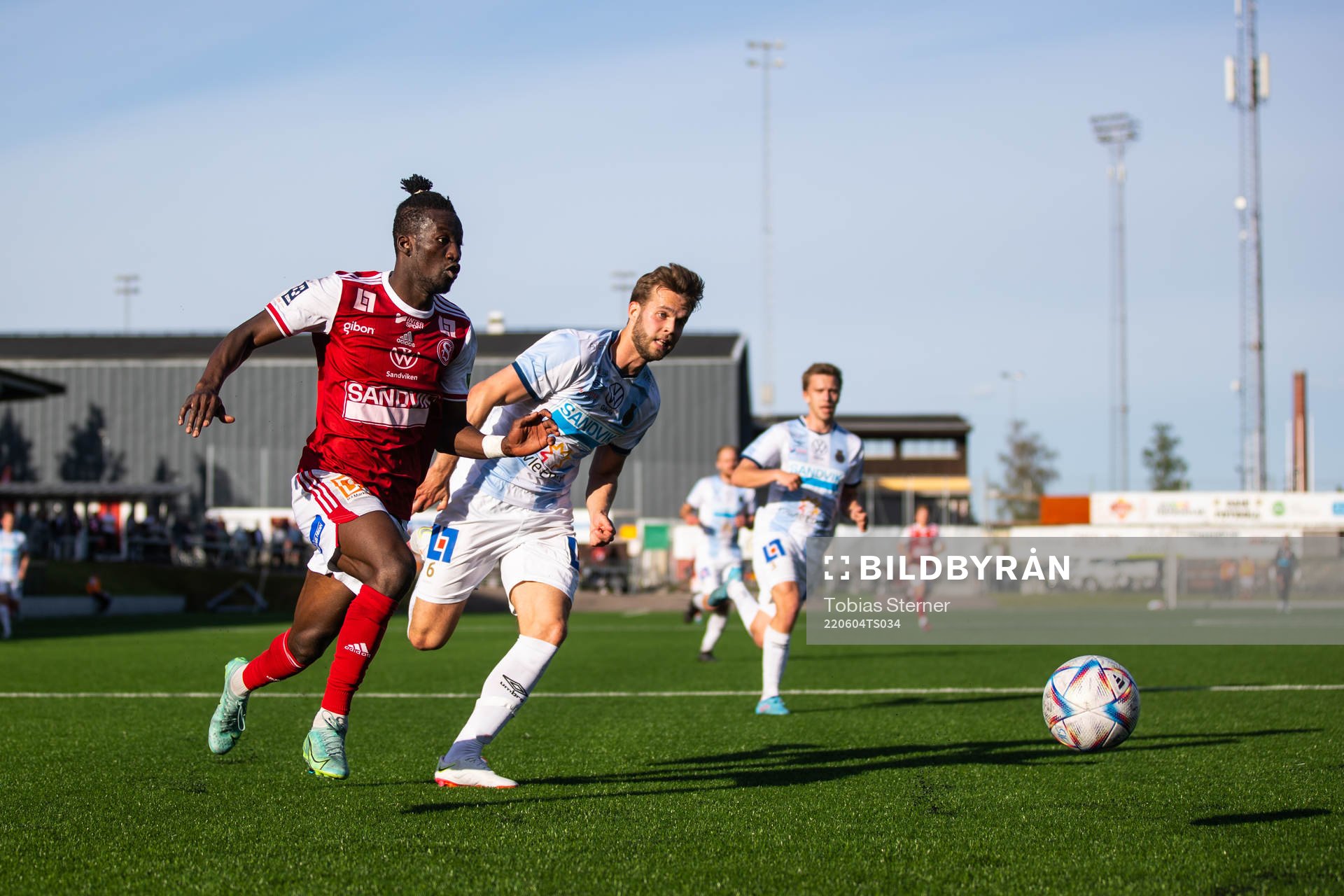 Sandvikens Naeem Mohammed och Gefles Nils Eriksson