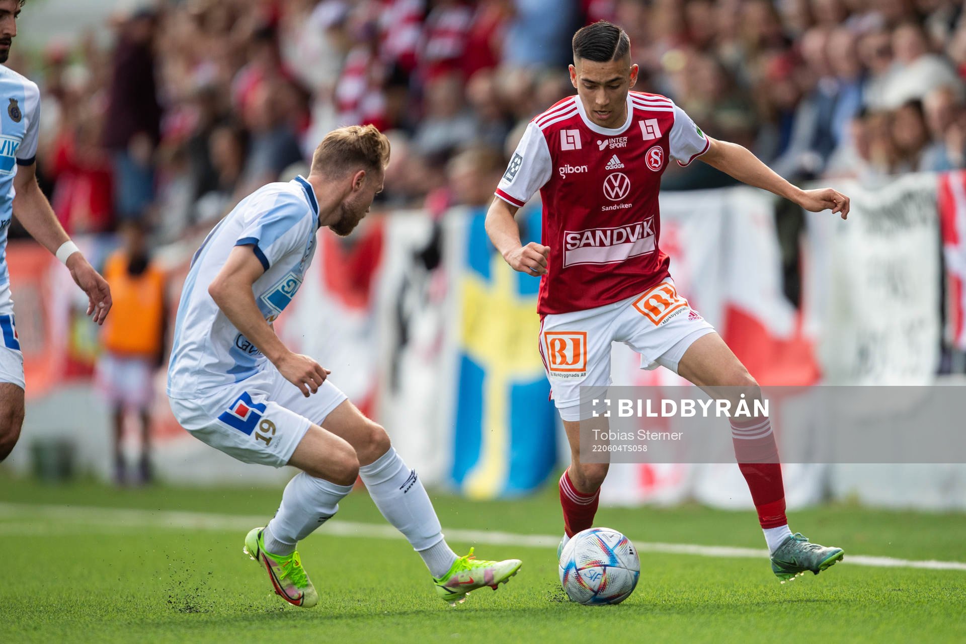Gefles Christoffer Aspgren och Sandvikens Danilo