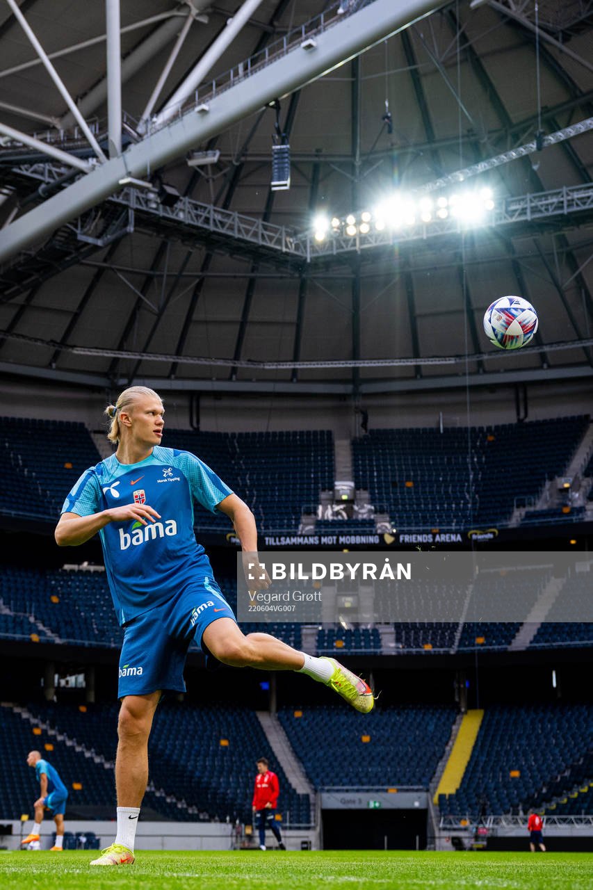 Erling Braut Haaland of the Norwegian national football team