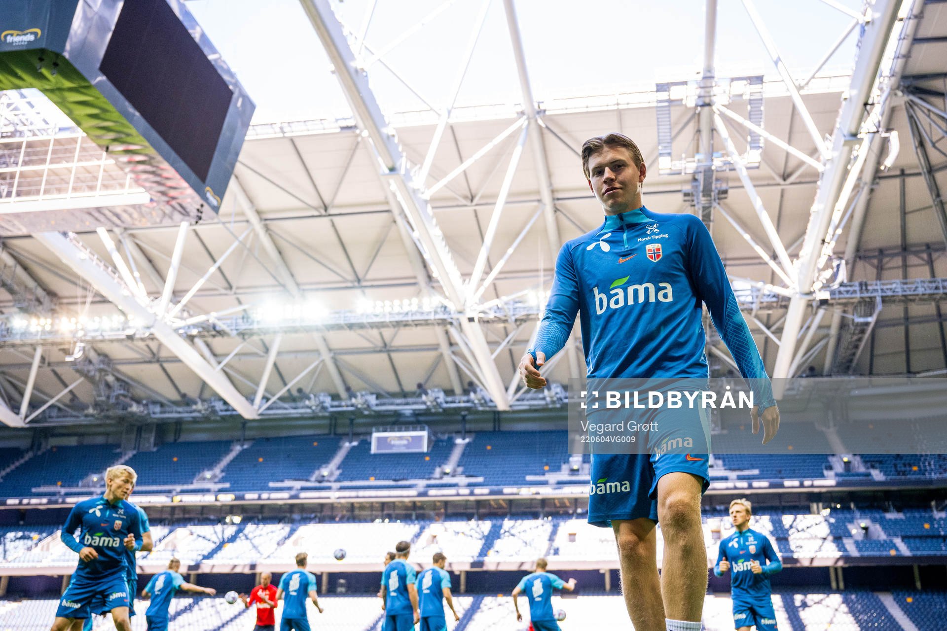 Jens Petter Hauge of the Norwegian national football team