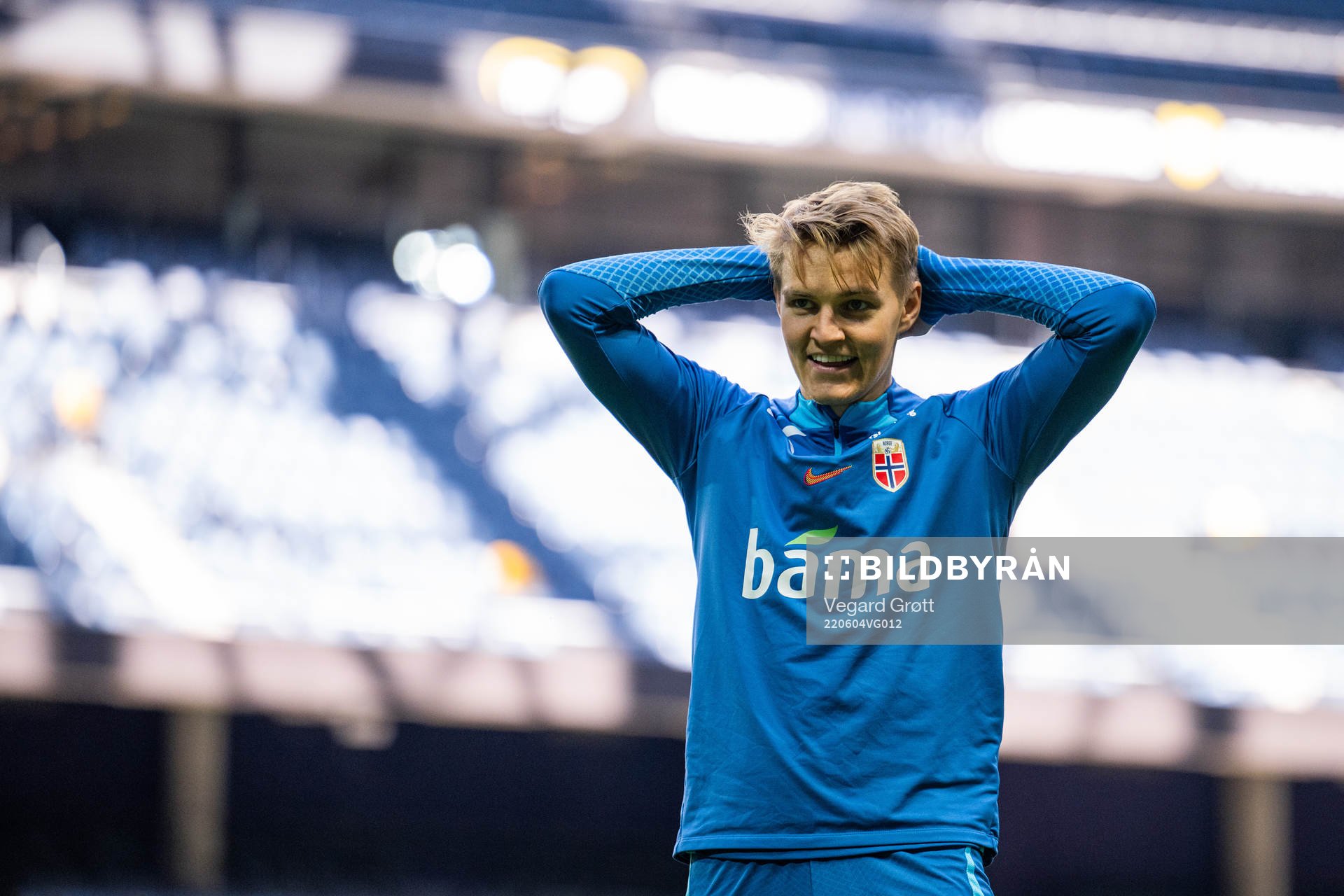 Martin Ødegaard of the Norwegian national football team
