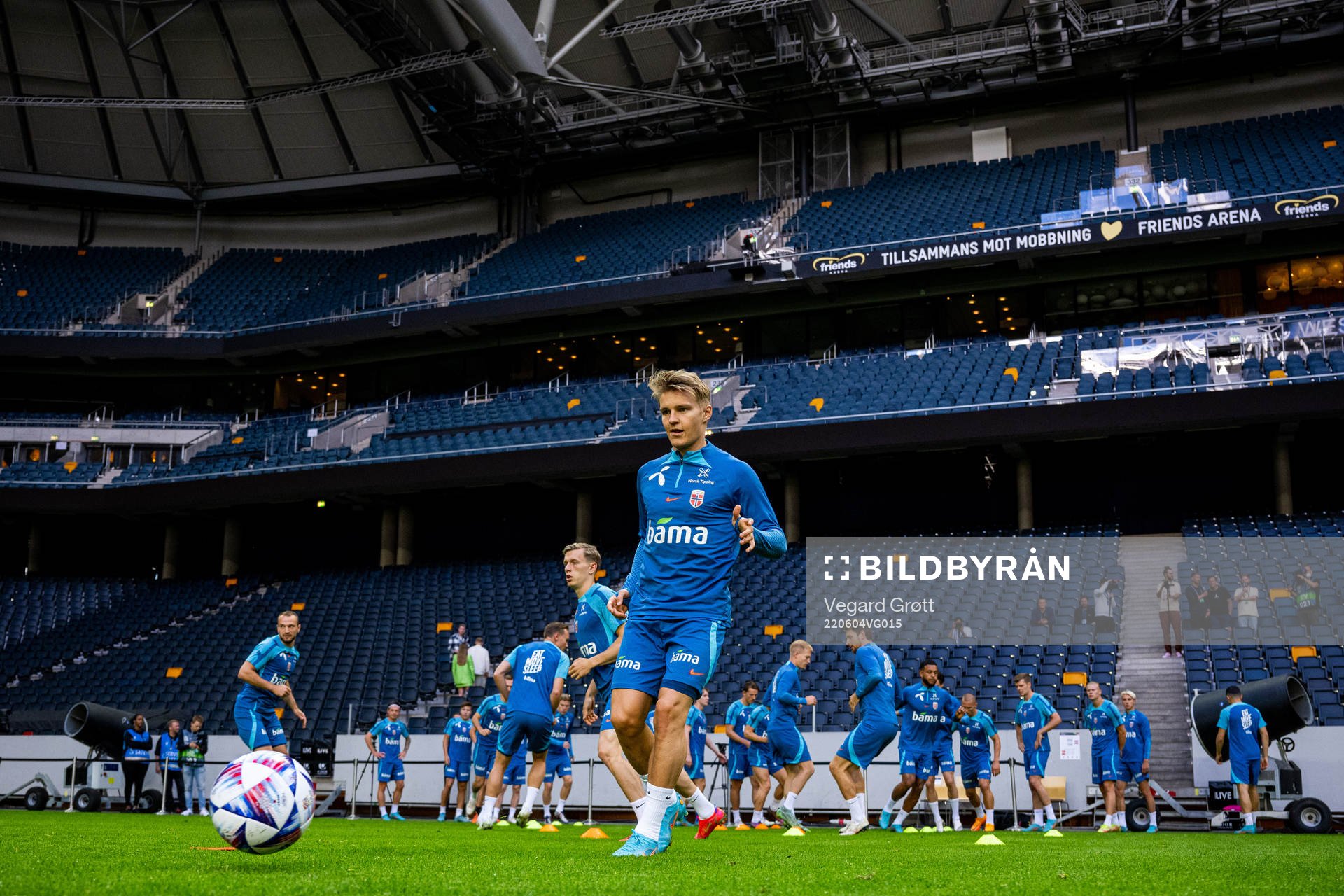 Martin Ødegaard of the Norwegian national football team