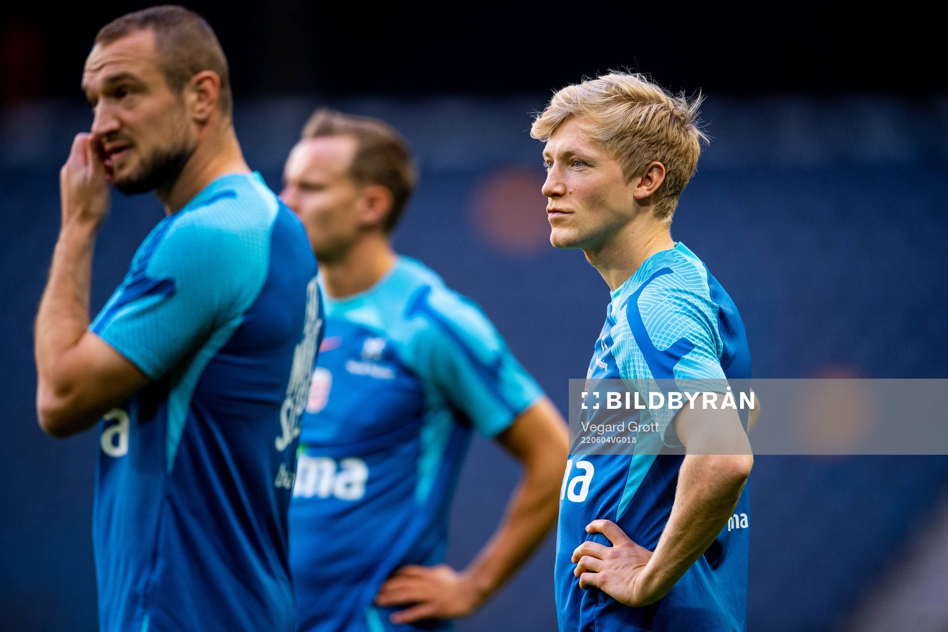 Birger Meling of the Norwegian national football team
