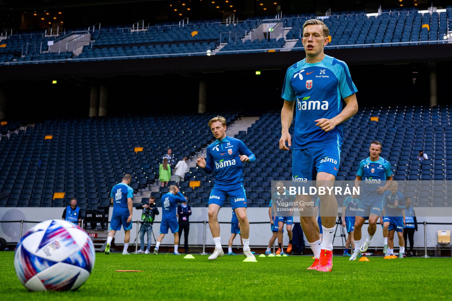 Marcus Holmgren Pedersen of the Norwegian national football