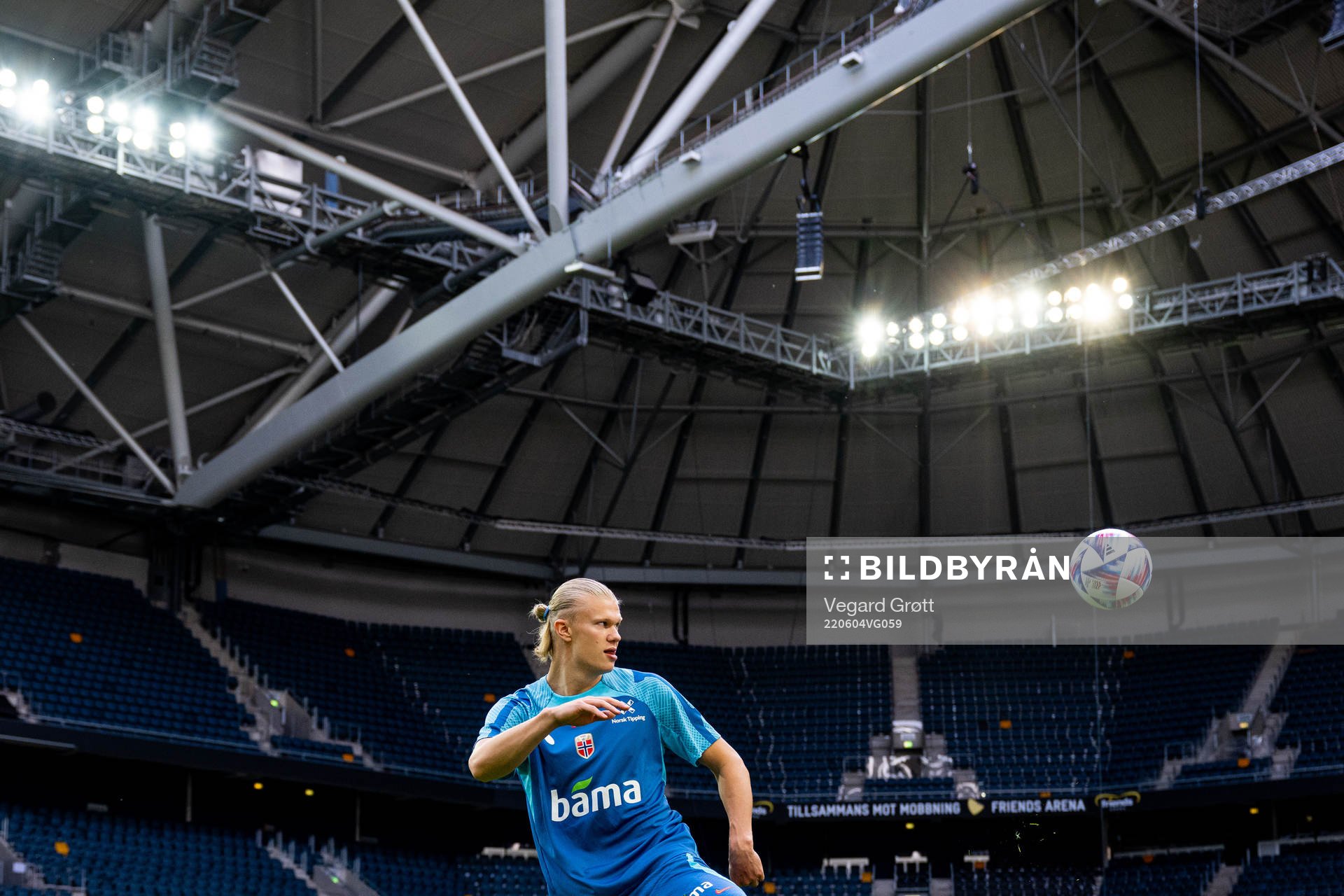 Erling Braut Haaland of the Norwegian national football team