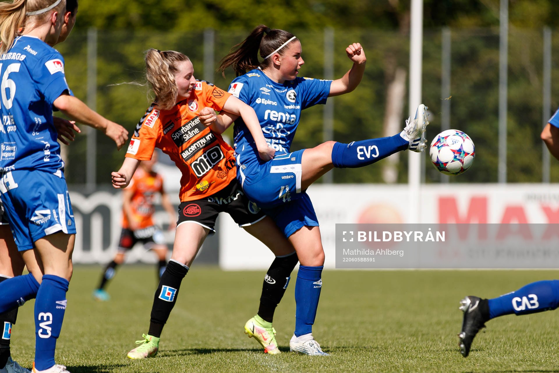 Kristianstads Gabrielle Carle och Örebros Emilia Pelgander