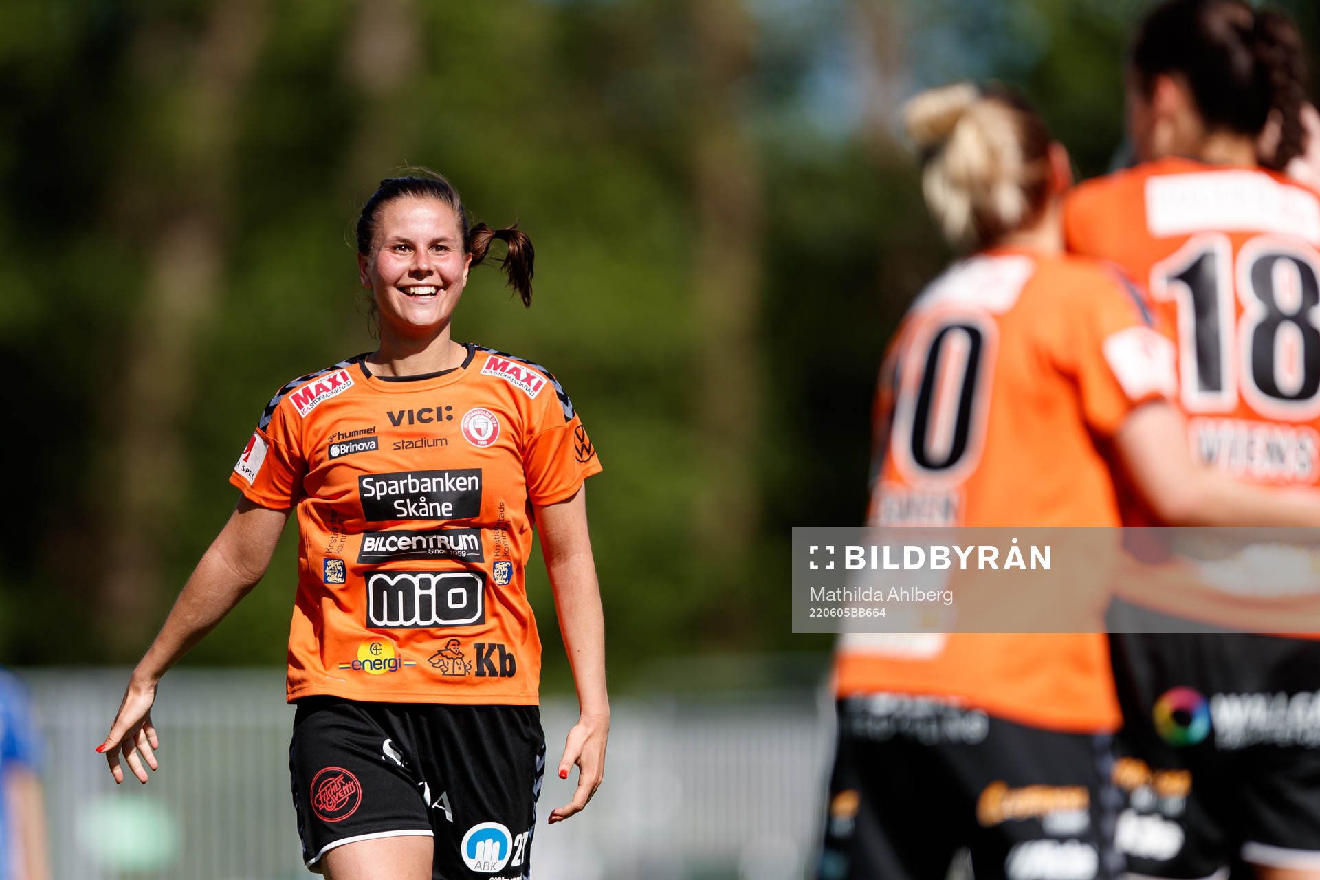 Kristianstads Josefin Harrysson jublar