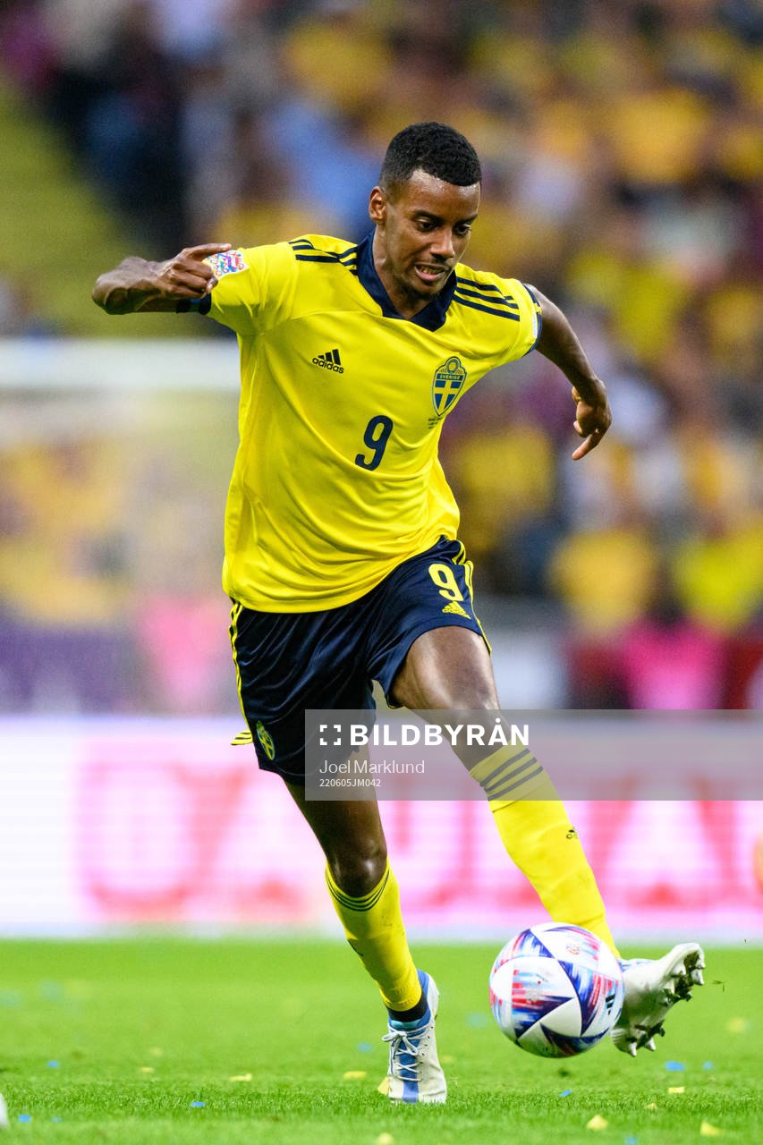 Alexander Isak of Sweden