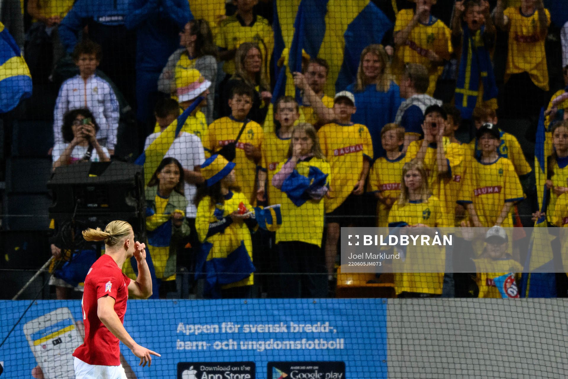 Erling Braut Haaland of Norway celebrates