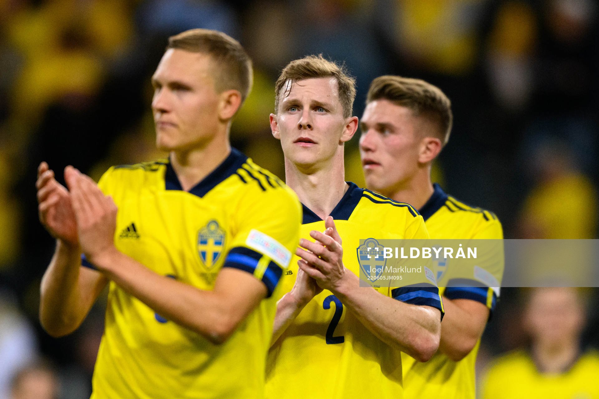 Emil Krafth of Sweden looks dejected