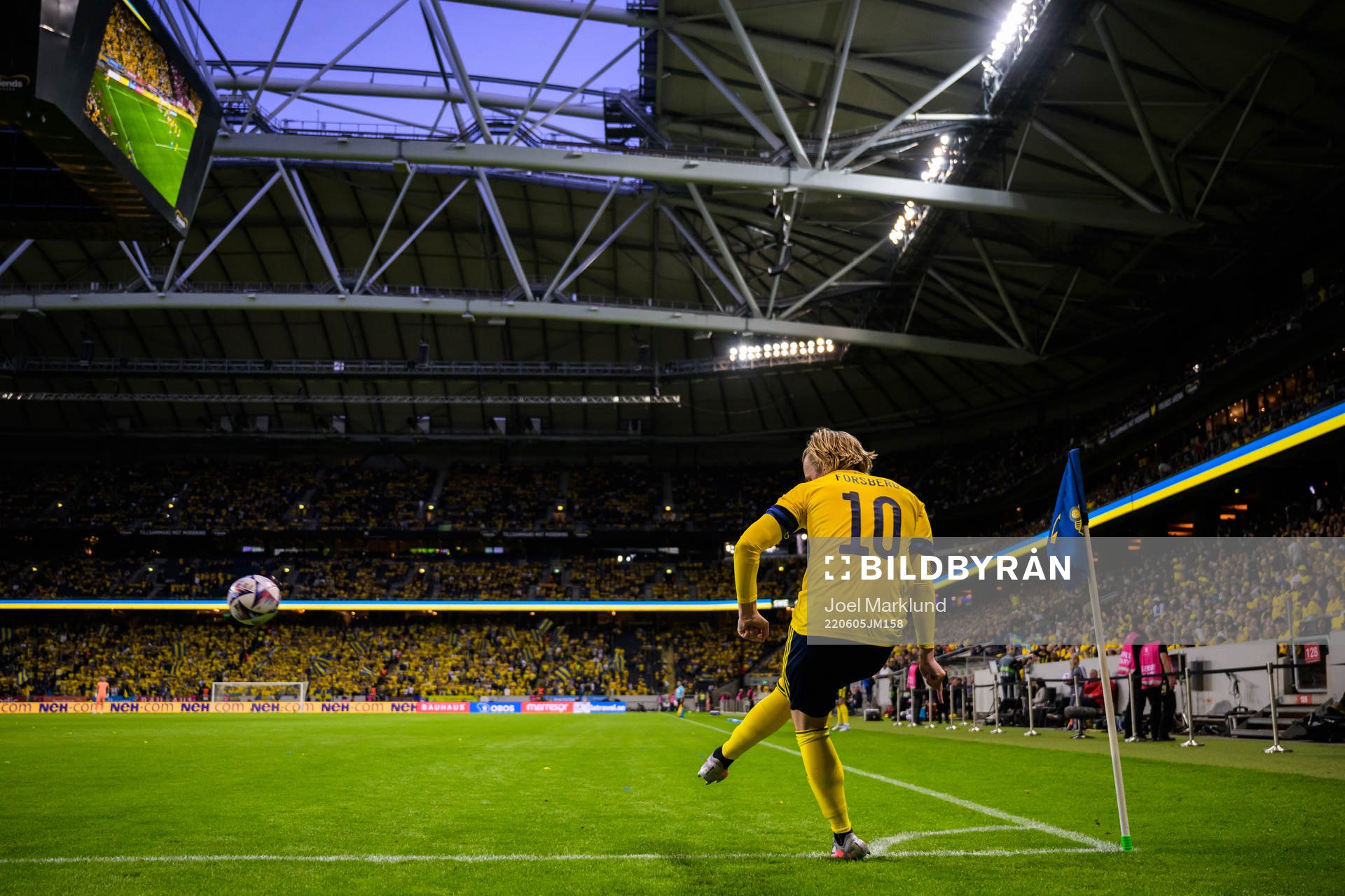 Emil Forsberg of Sweden