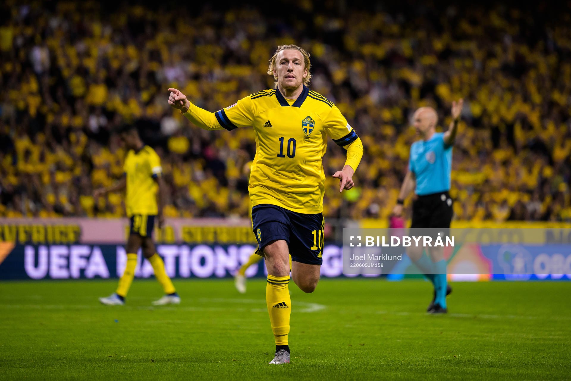 Emil Forsberg of Sweden