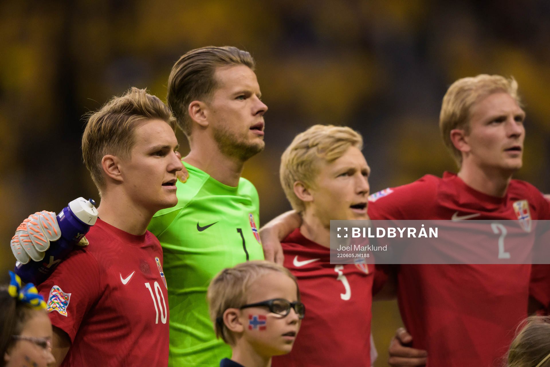 Martin Ødegaard, goalkeeper Ørjan Håskjold Nyland,