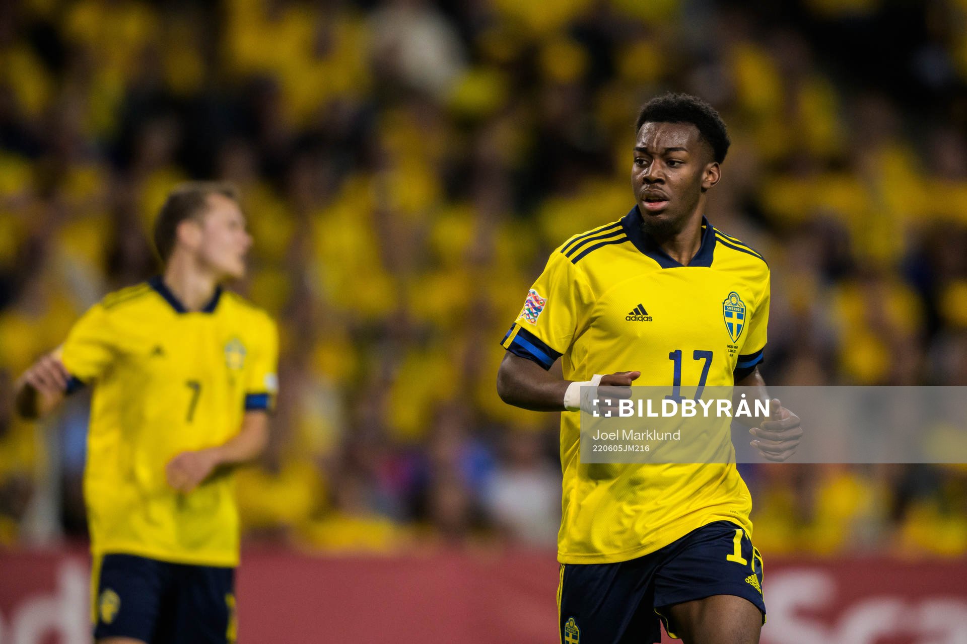 Anthony Elanga of Sweden