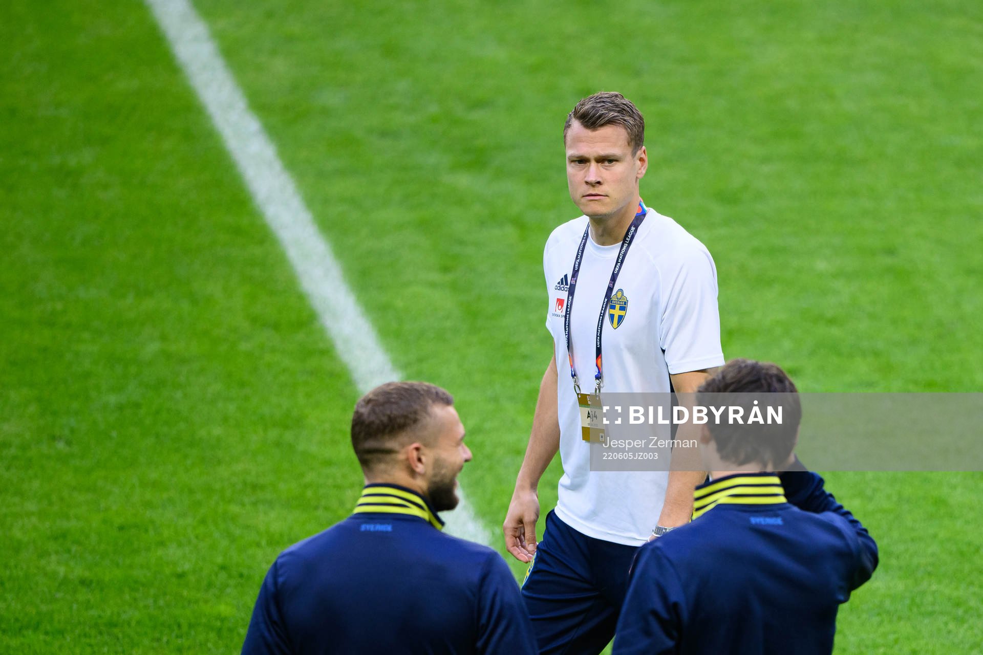 Viktor Claesson of Sweden ahead of the Nations League football match between Sweden and Norway on June 5, 2022 in Stockholm. 