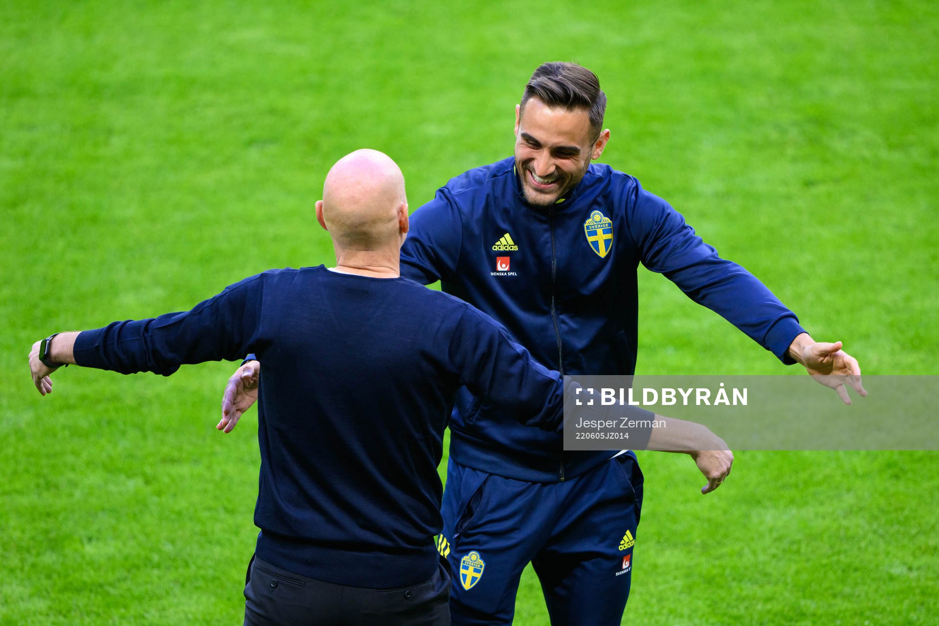 Ståle Solbakken, head coach of Norway, and Sotirios