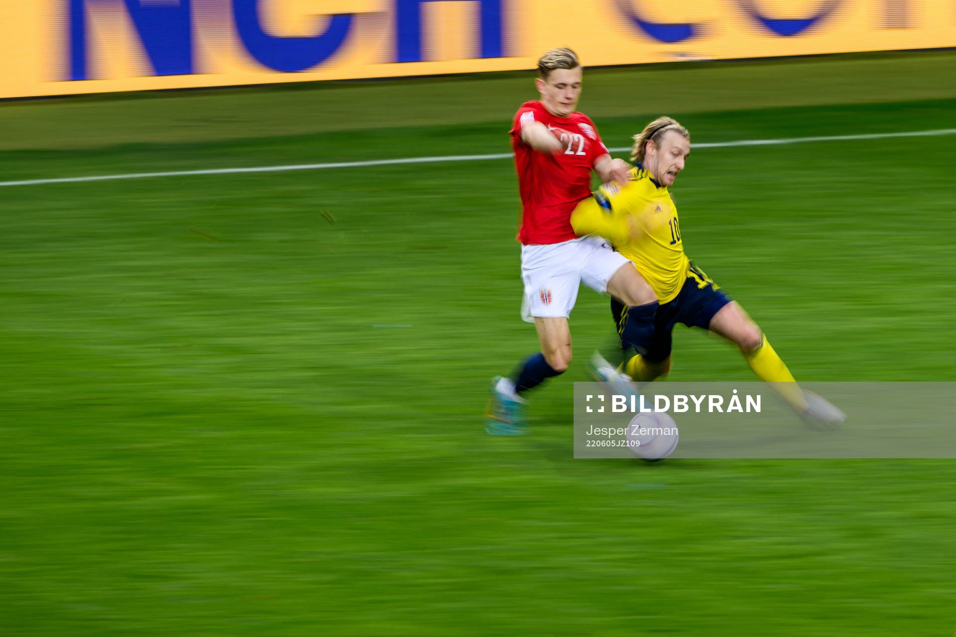 Marcus Holmgren Pedersen of Norway and Emil Forsberg of
