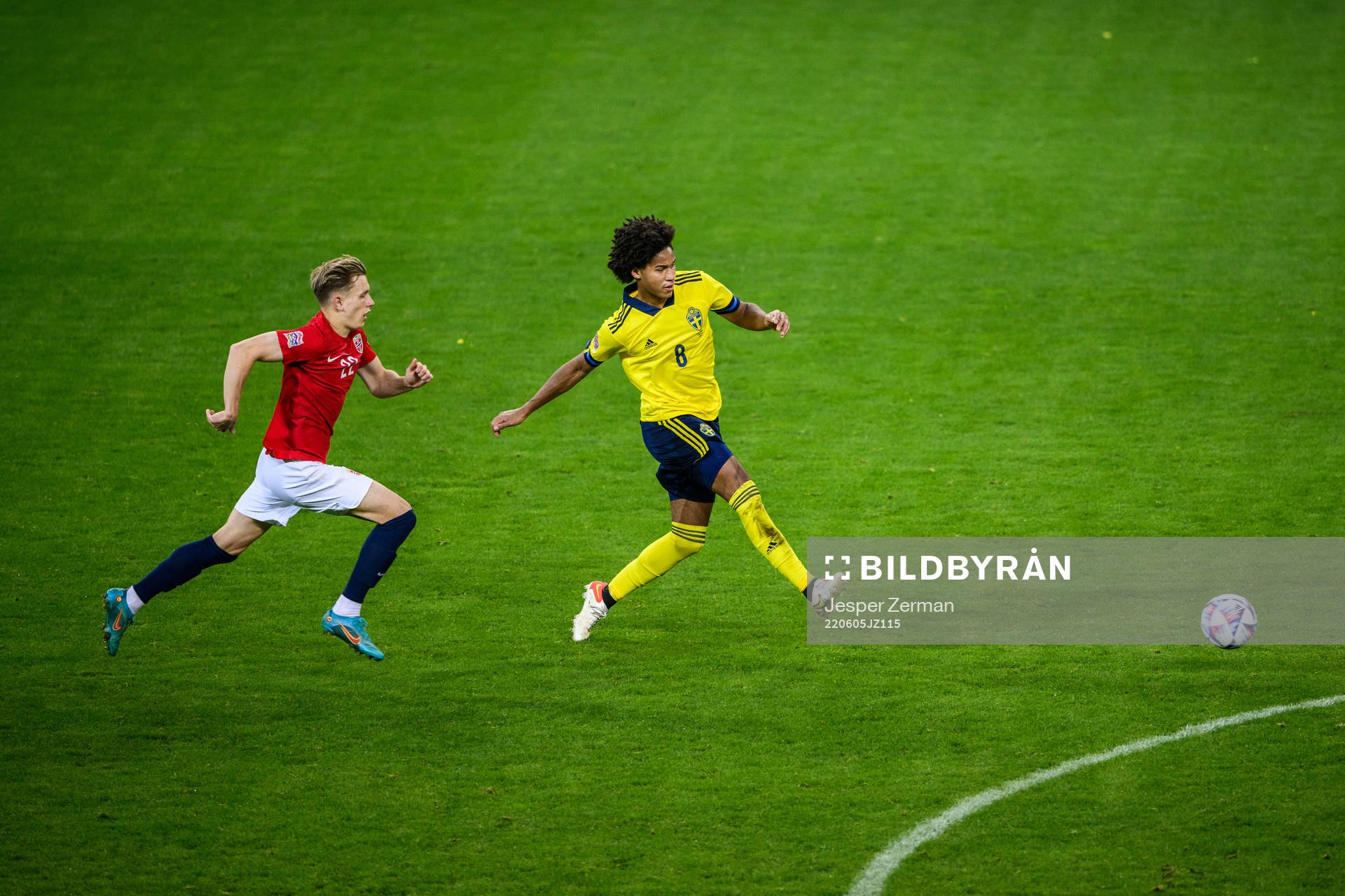 Marcus Holmgren Pedersen of Norway and Jens Cajuste of