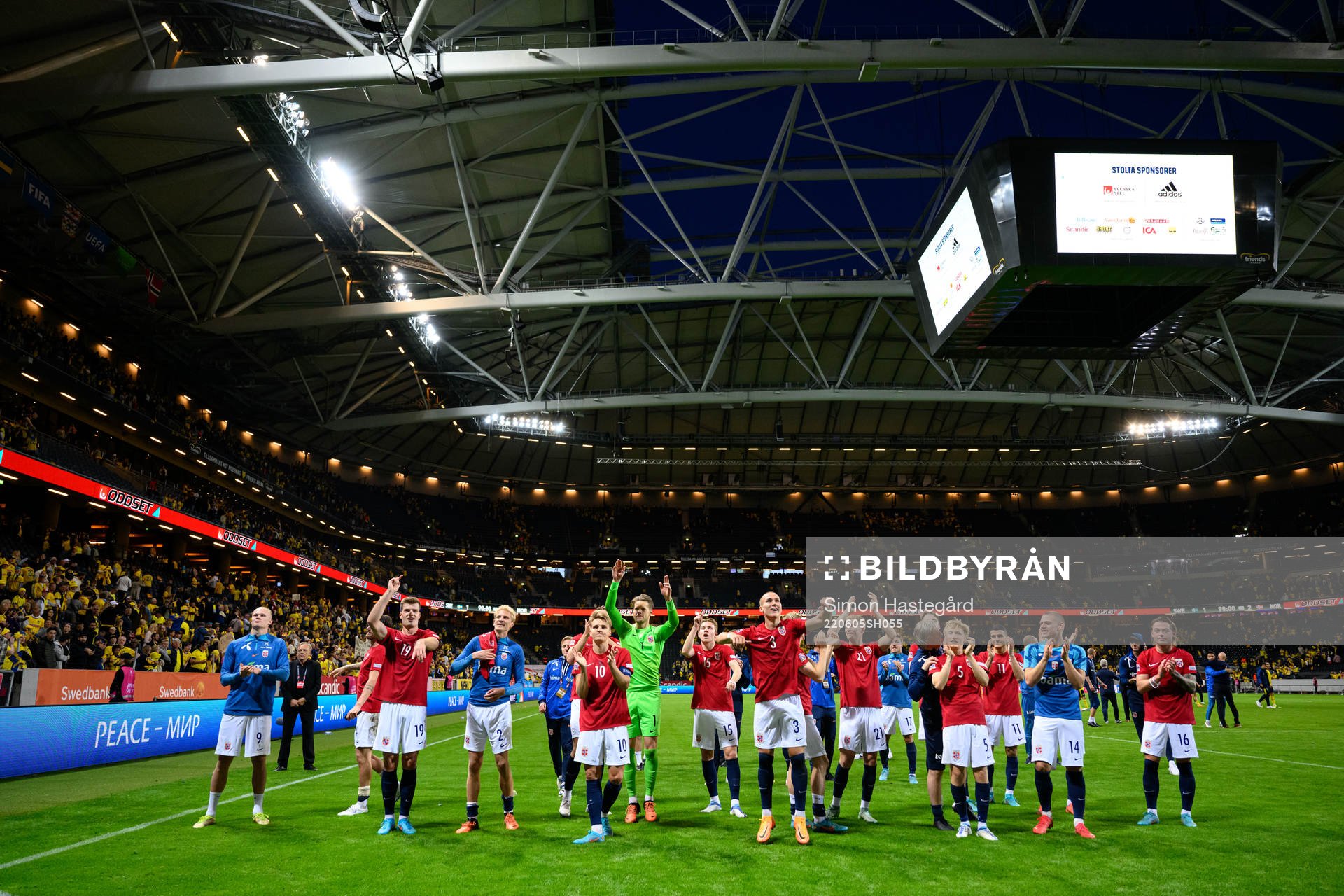 The players of Norway celebrate