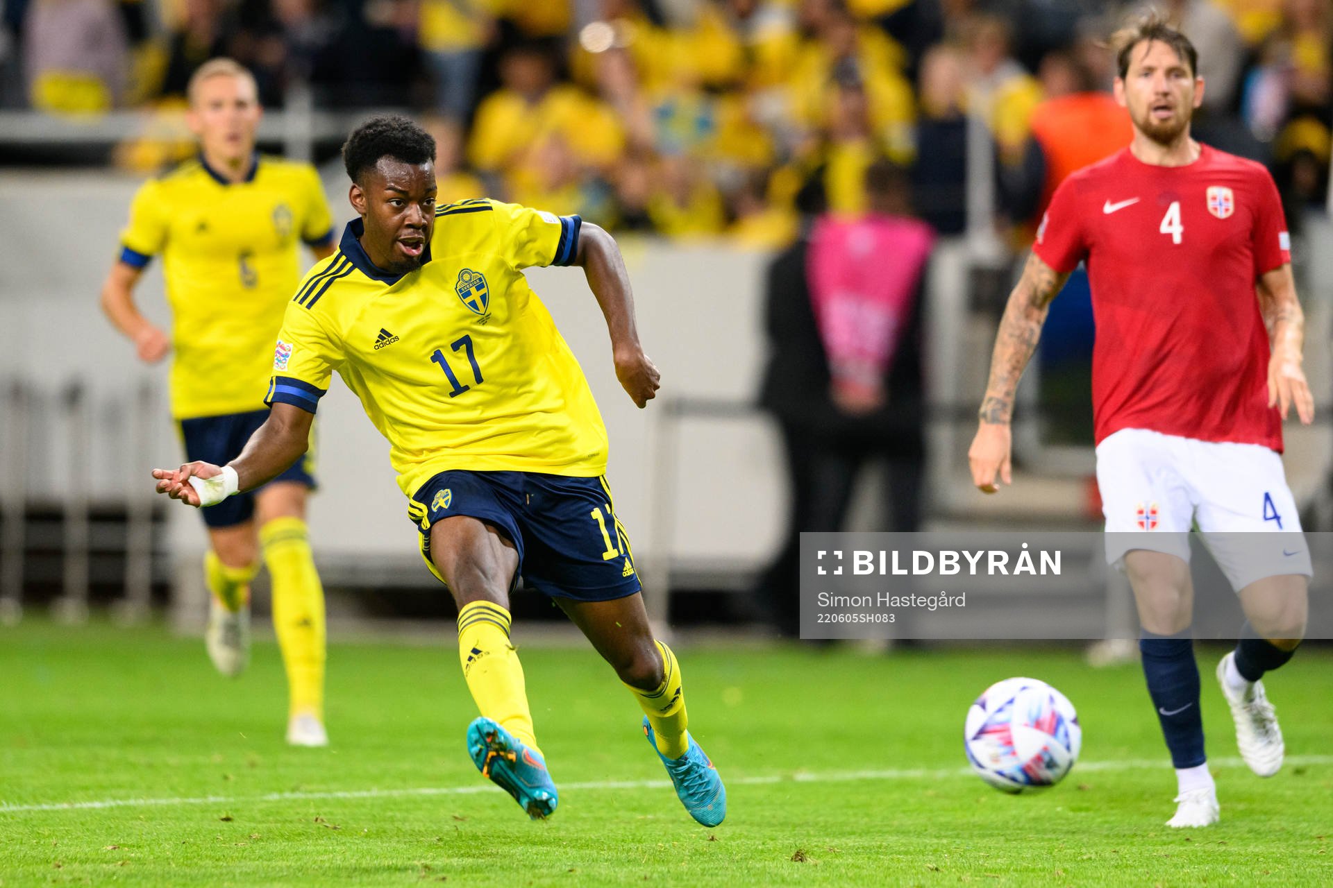 Anthony Elanga of Sweden