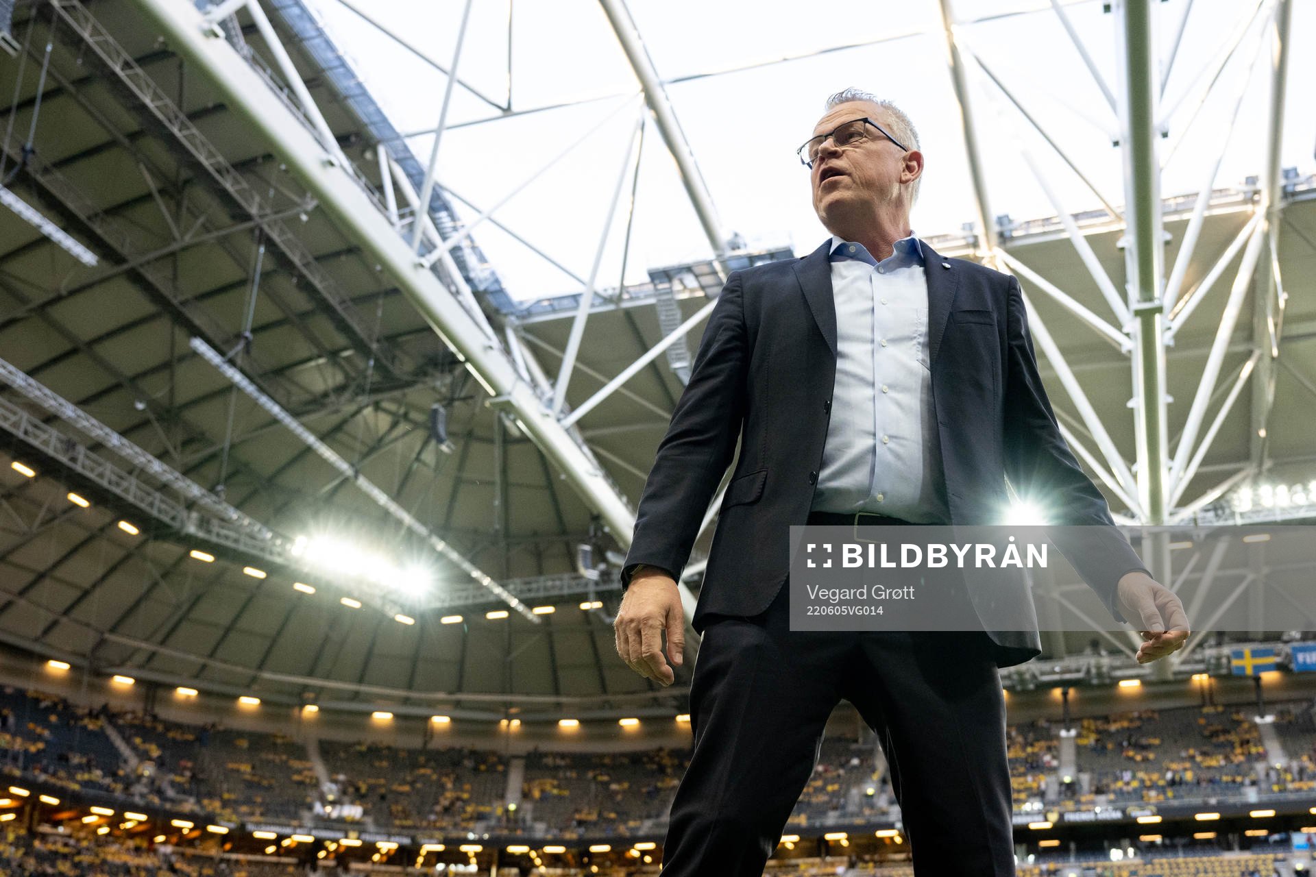 Head coach Janne Andersson of Sweden