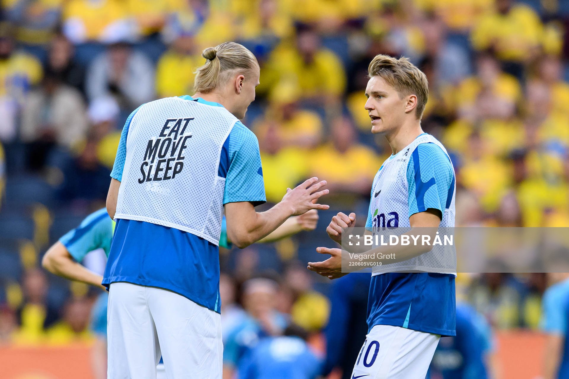 Erling Braut Haaland and Martin Ødegaardof Norway