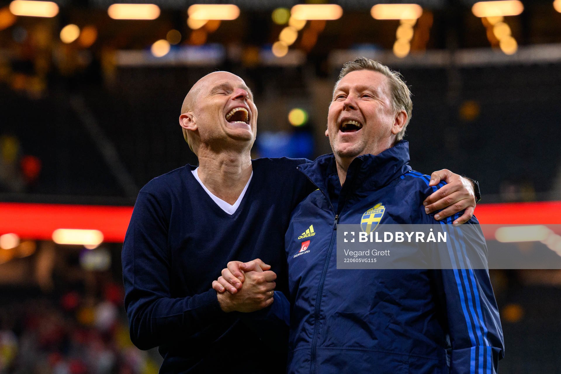 Ståle Solbakken, head coach of Norway, and assistant coach