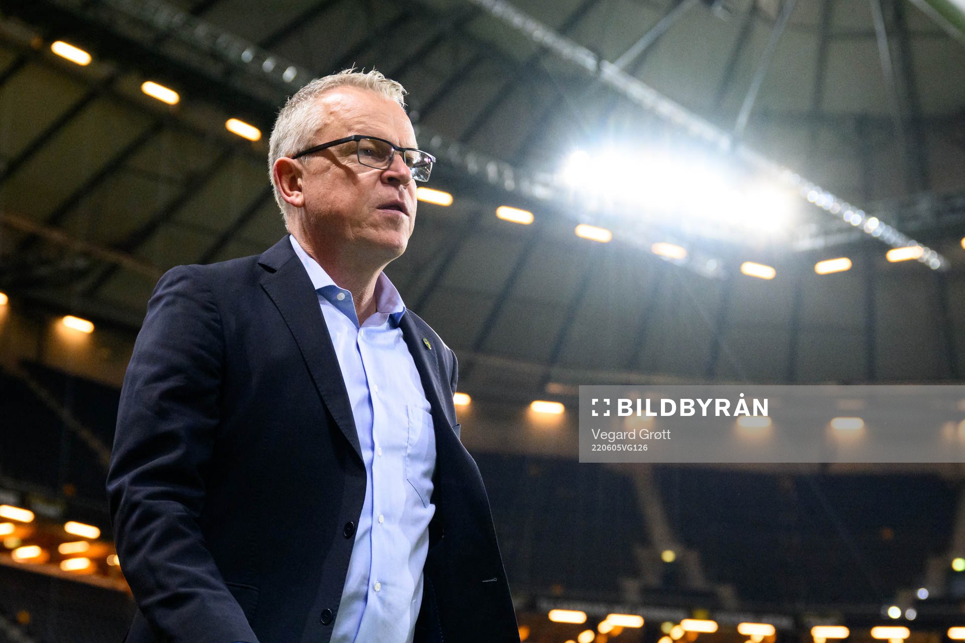 Head coach Janne Andersson of Sweden
