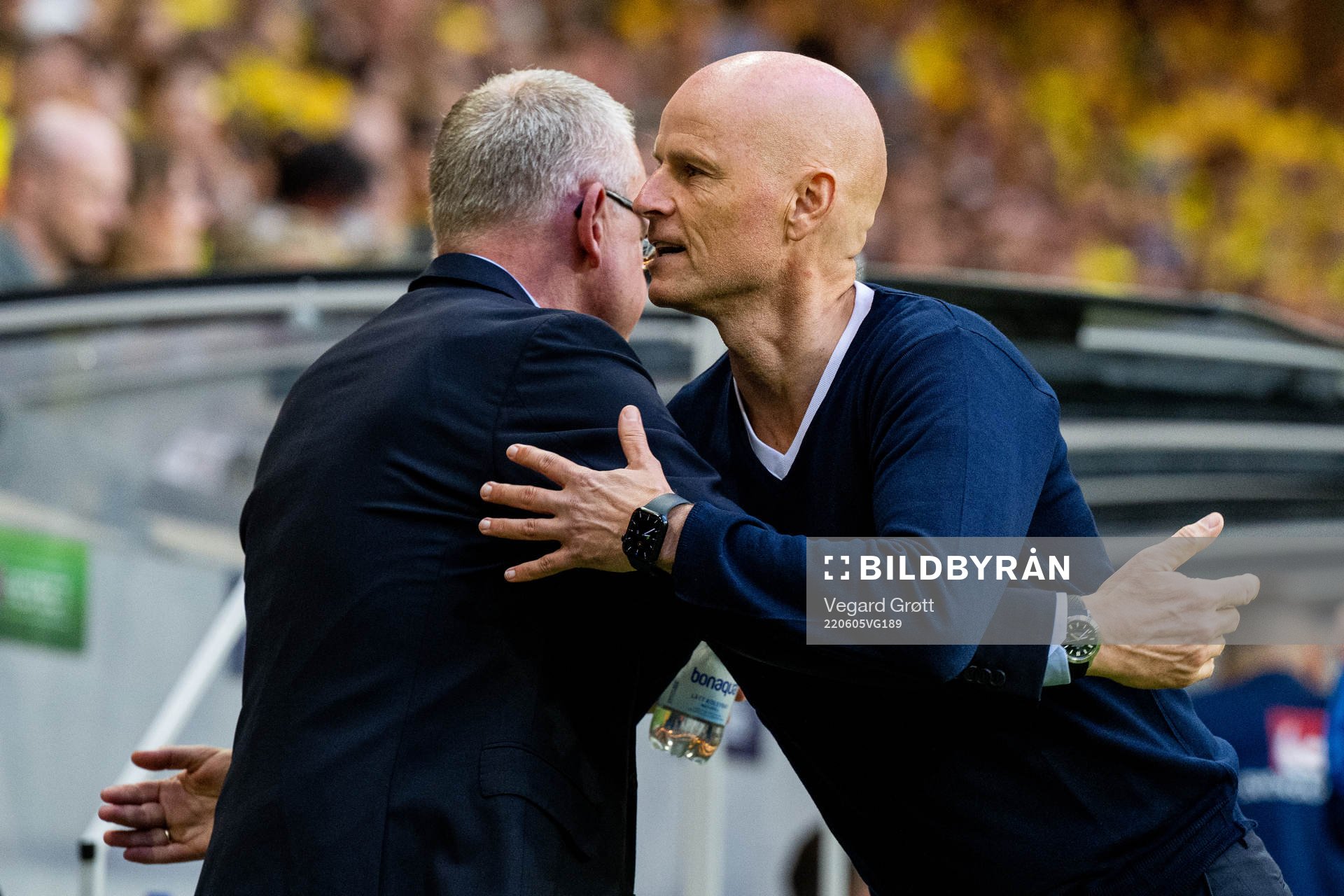 Janne Andersson, head coach of Sweden, and Ståle