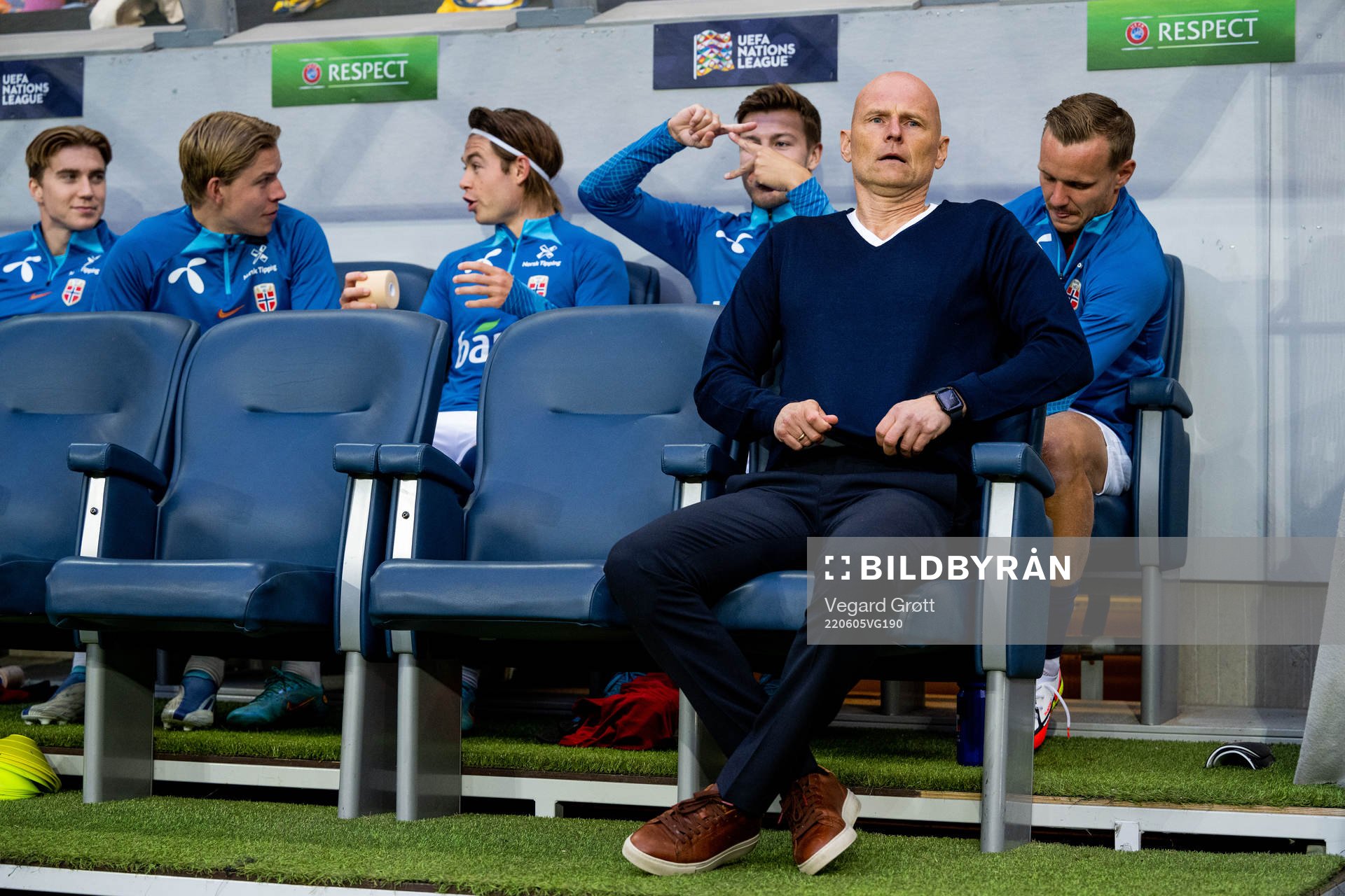Ståle Solbakken, head coach of Norway