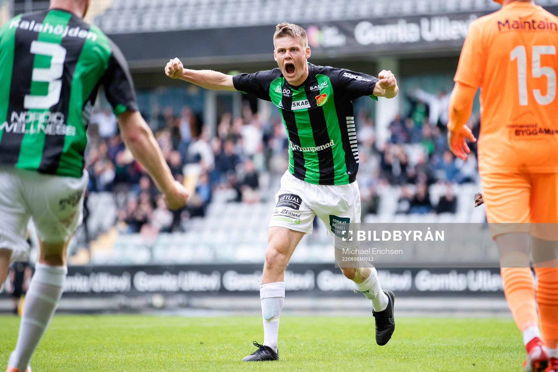 GAIS Axel Henriksson jublar