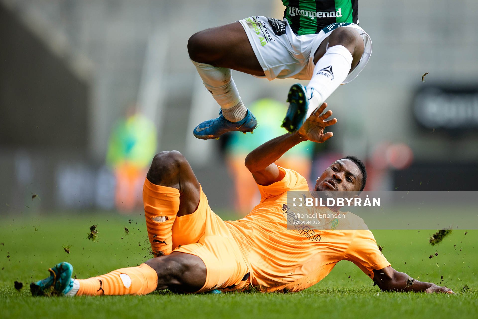 Olympics Samuel Junior Kotto glidtacklat GAIS Michael Kargbo