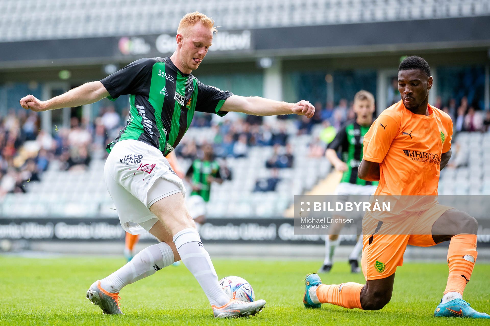 GAIS Viktor Krüger spelar fram till Axel Henrikssons 2-2