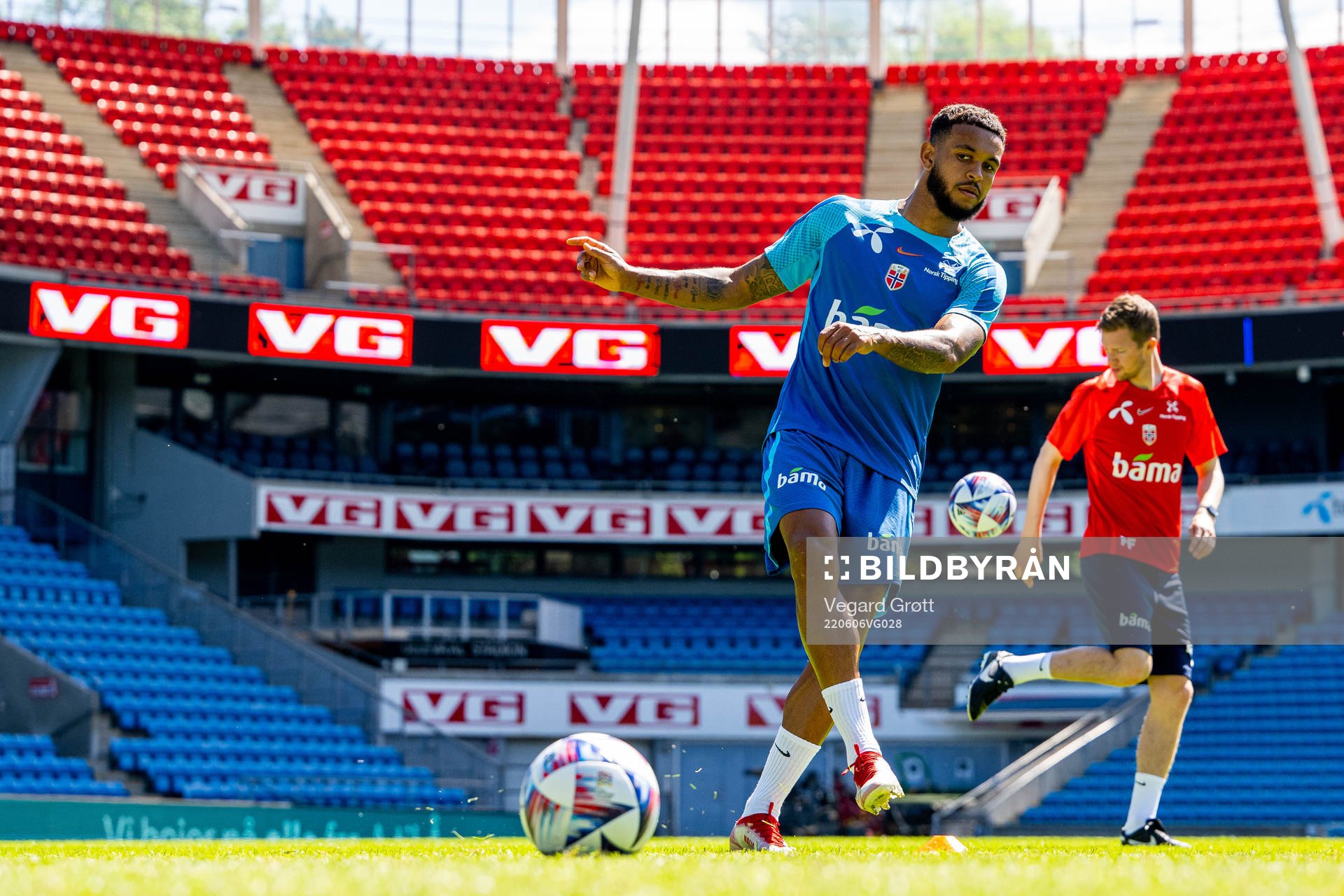 Joshua King of the Norwegian national football team