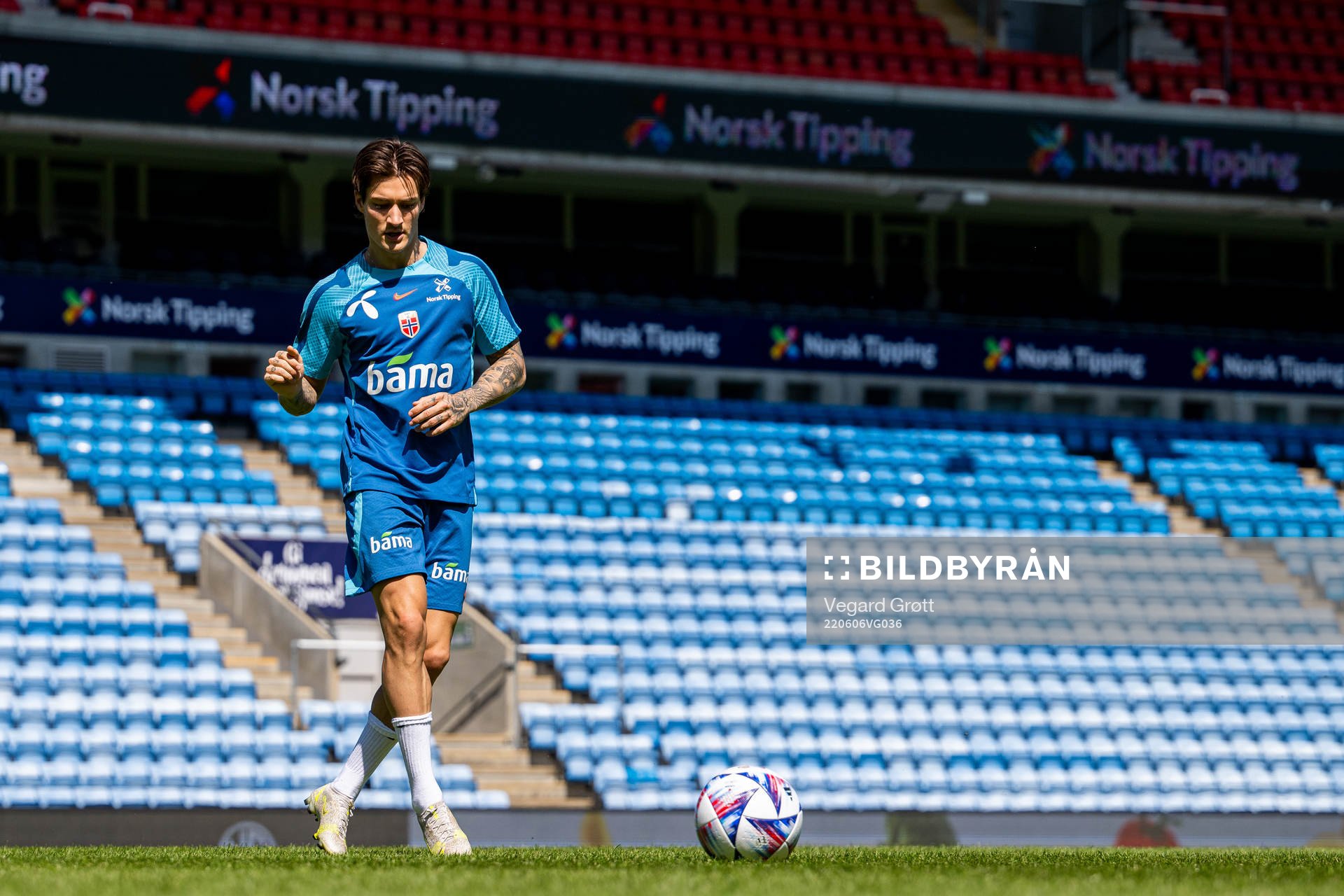 Mathias Normann of the Norwegian national football team