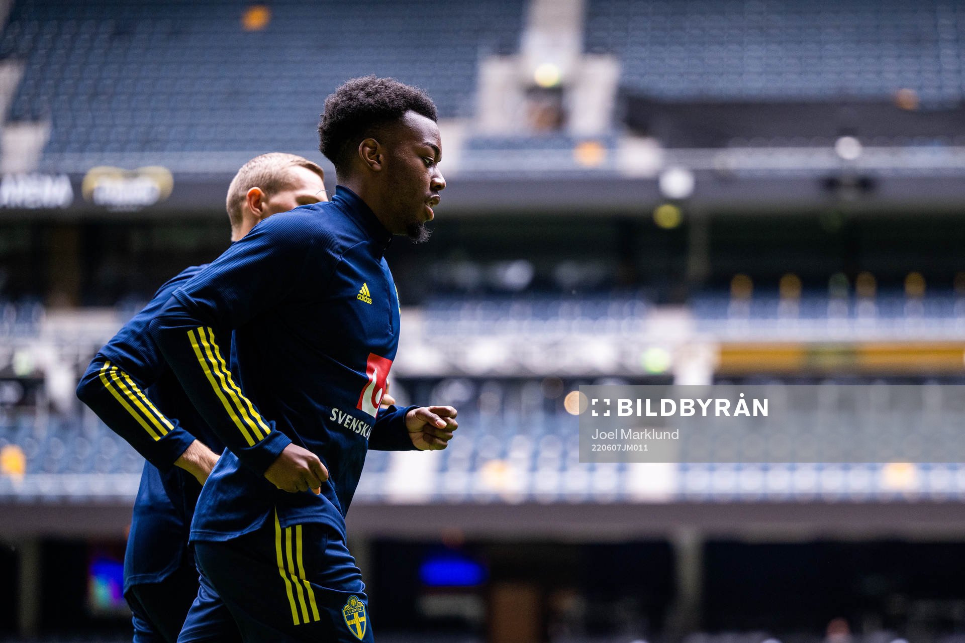 Anthony Elanga of the Swedish national football team