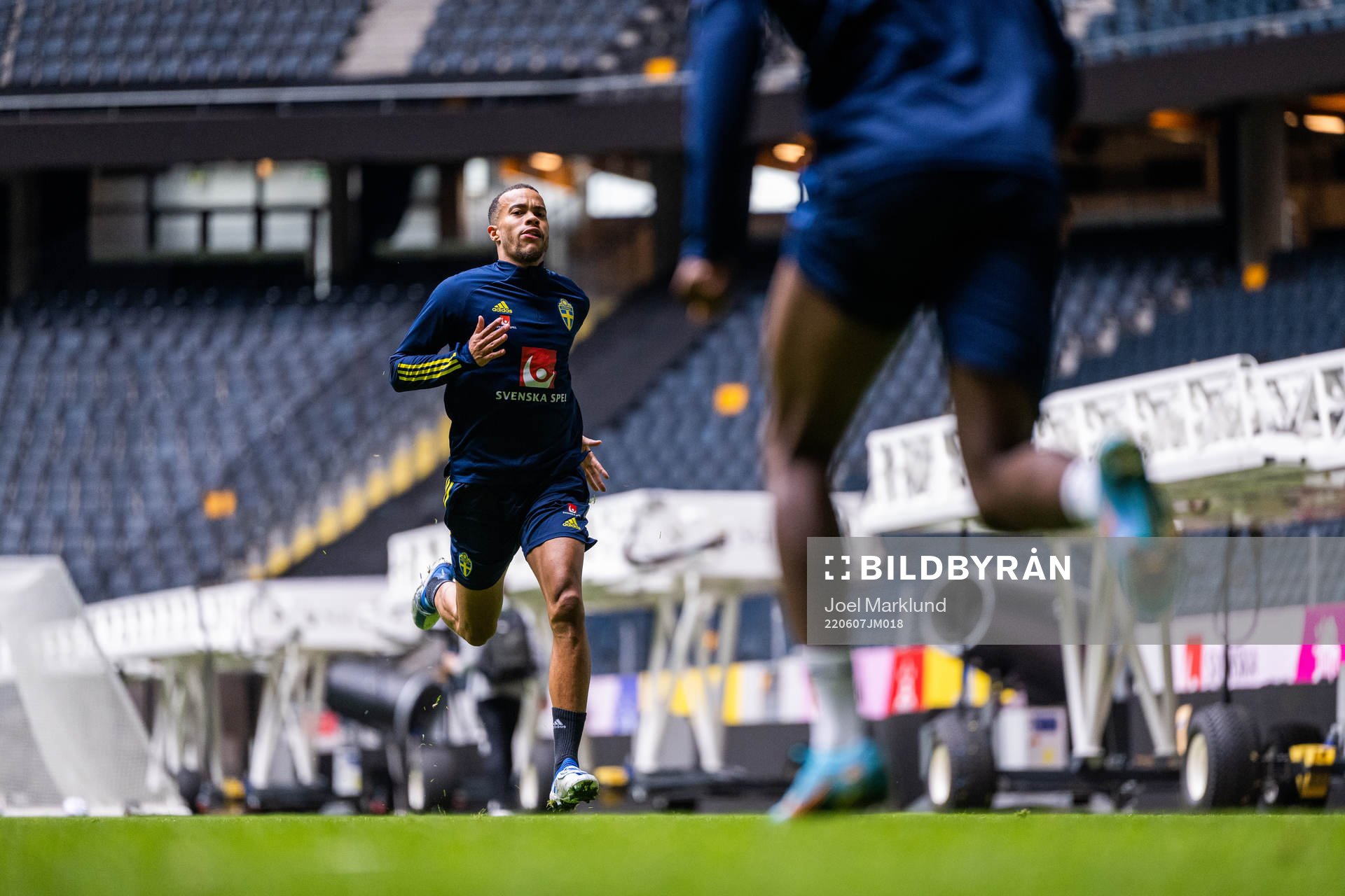 Robin Quaison of the Swedish national football team