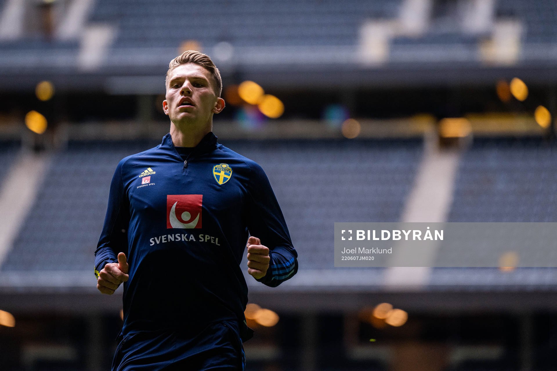 Viktor Gyökeres of the Swedish national football team