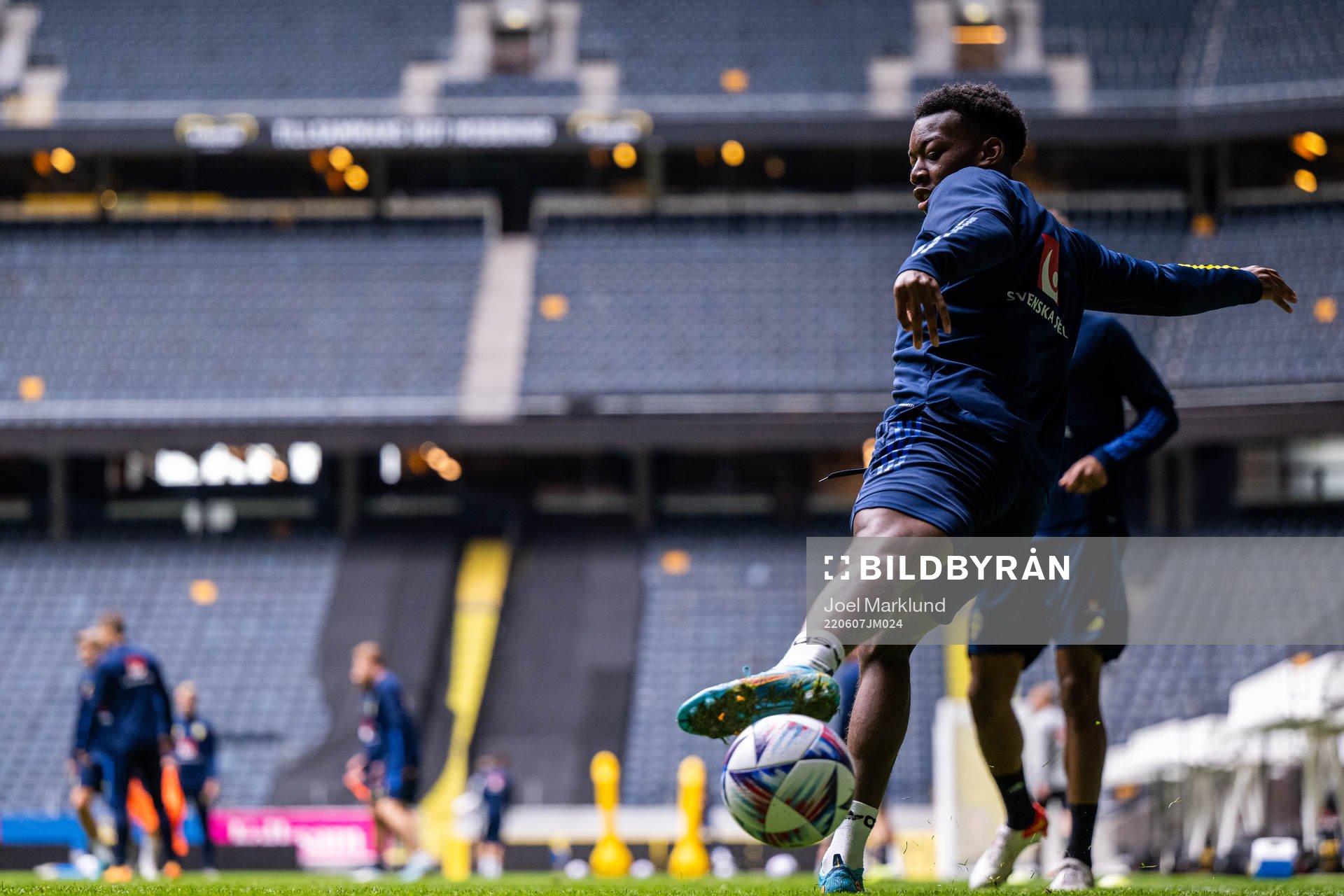Anthony Elanga of the Swedish national football team