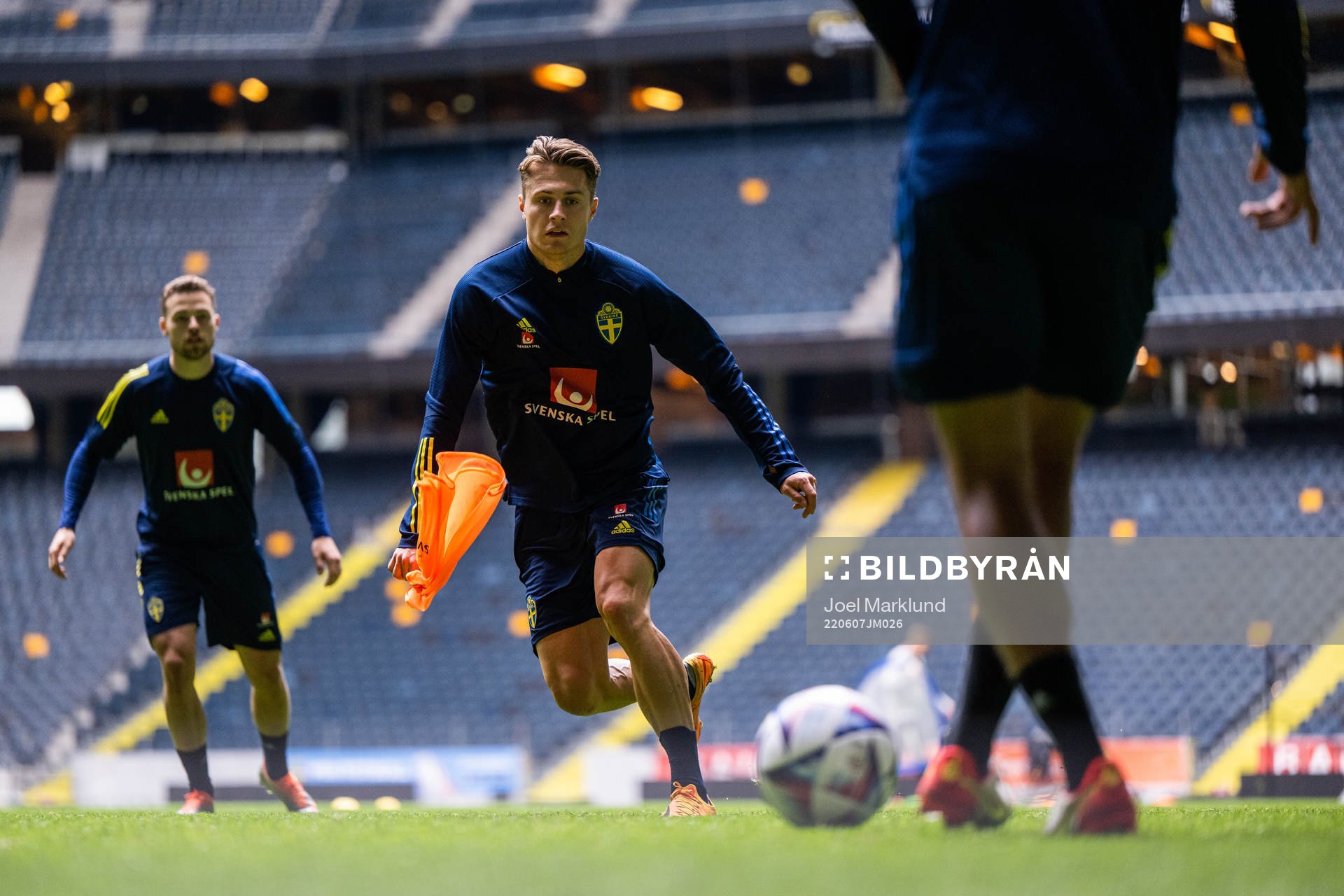 Mattias Svanberg of the Swedish national football team