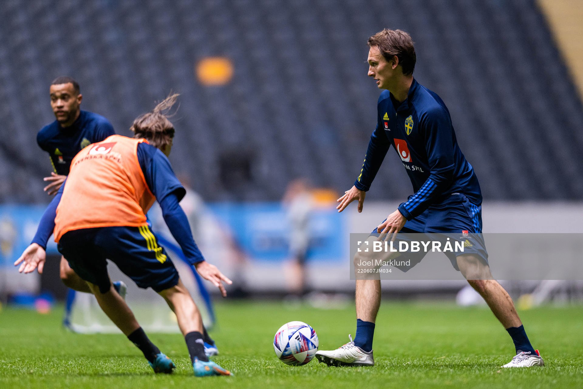 Hjalmar Ekdal of the Swedish national football team