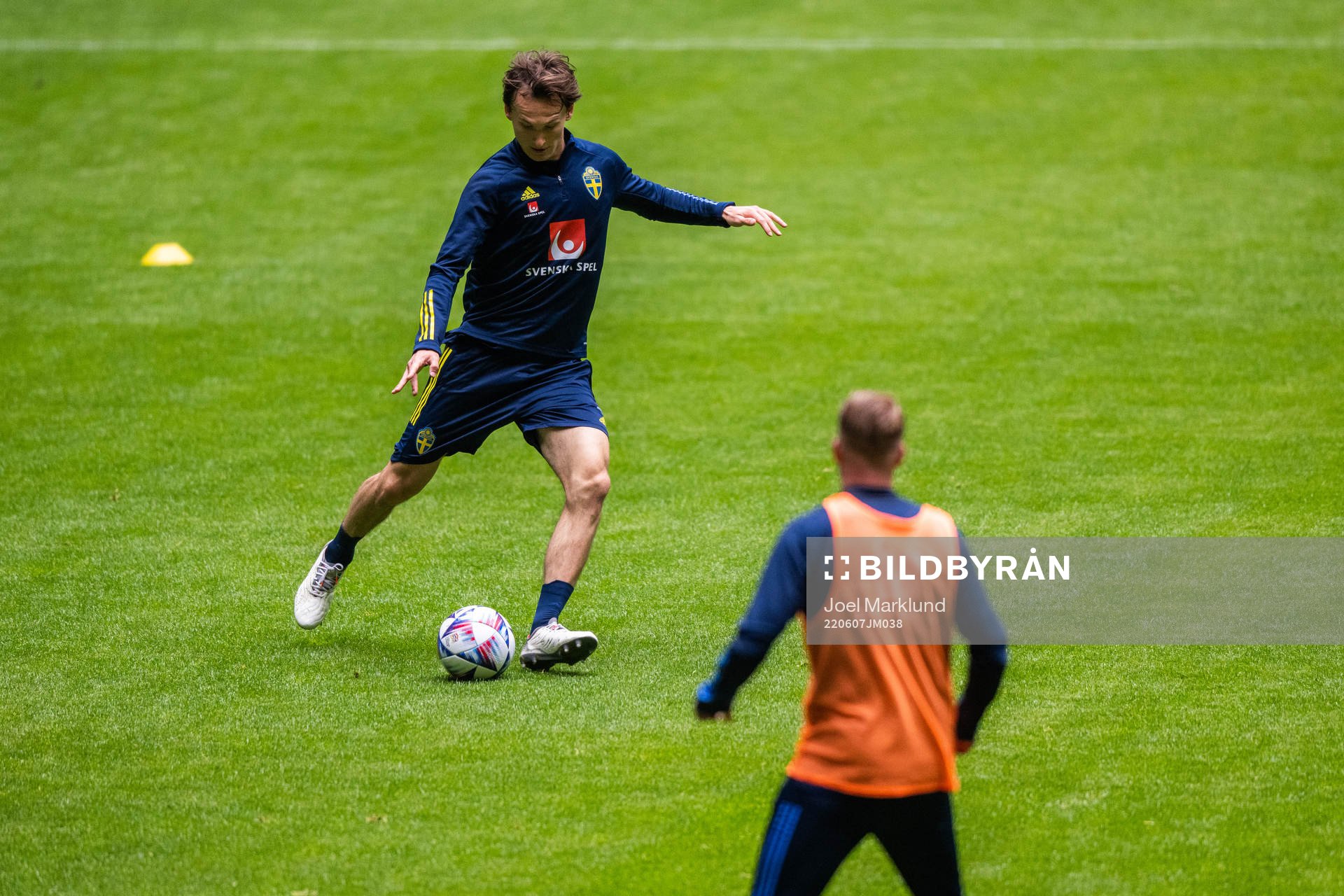 Hjalmar Ekdal of the Swedish national football team